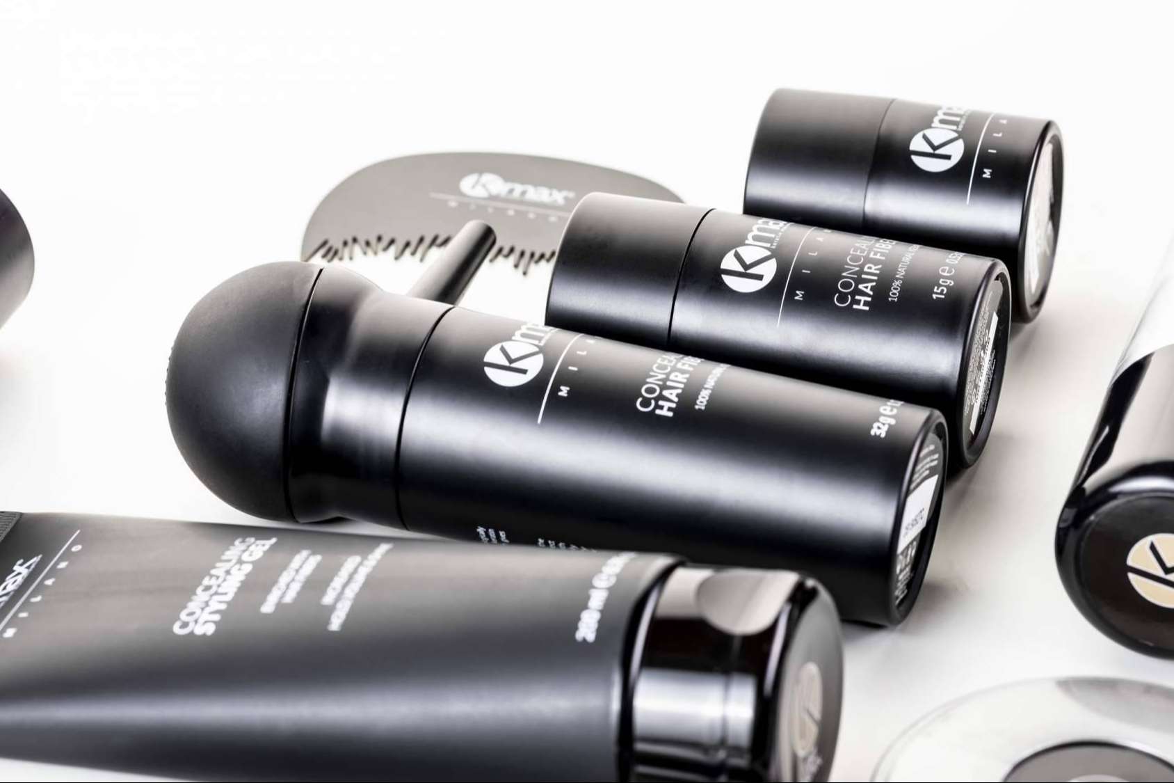 Kmax proporciona fibras capilares 100 % naturales para combatir la caída de cabello