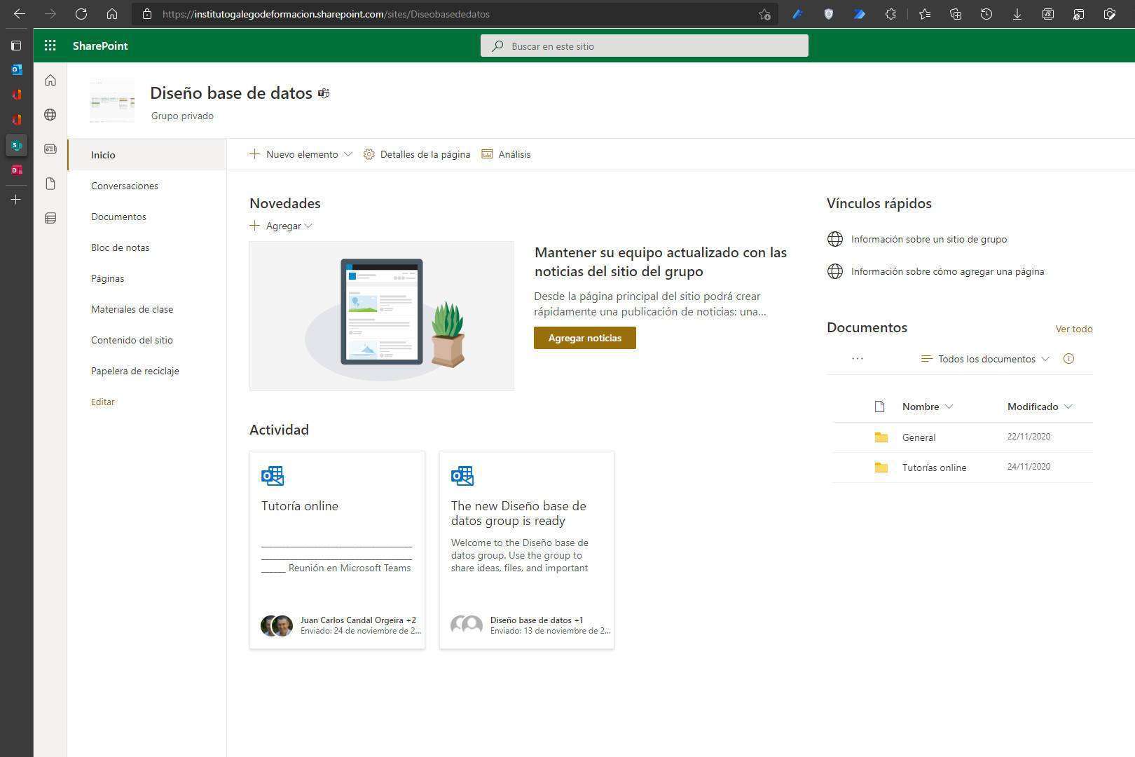 El Instituto Galego de Formación ofrece un completo curso profesional bonificado de Microsoft 365