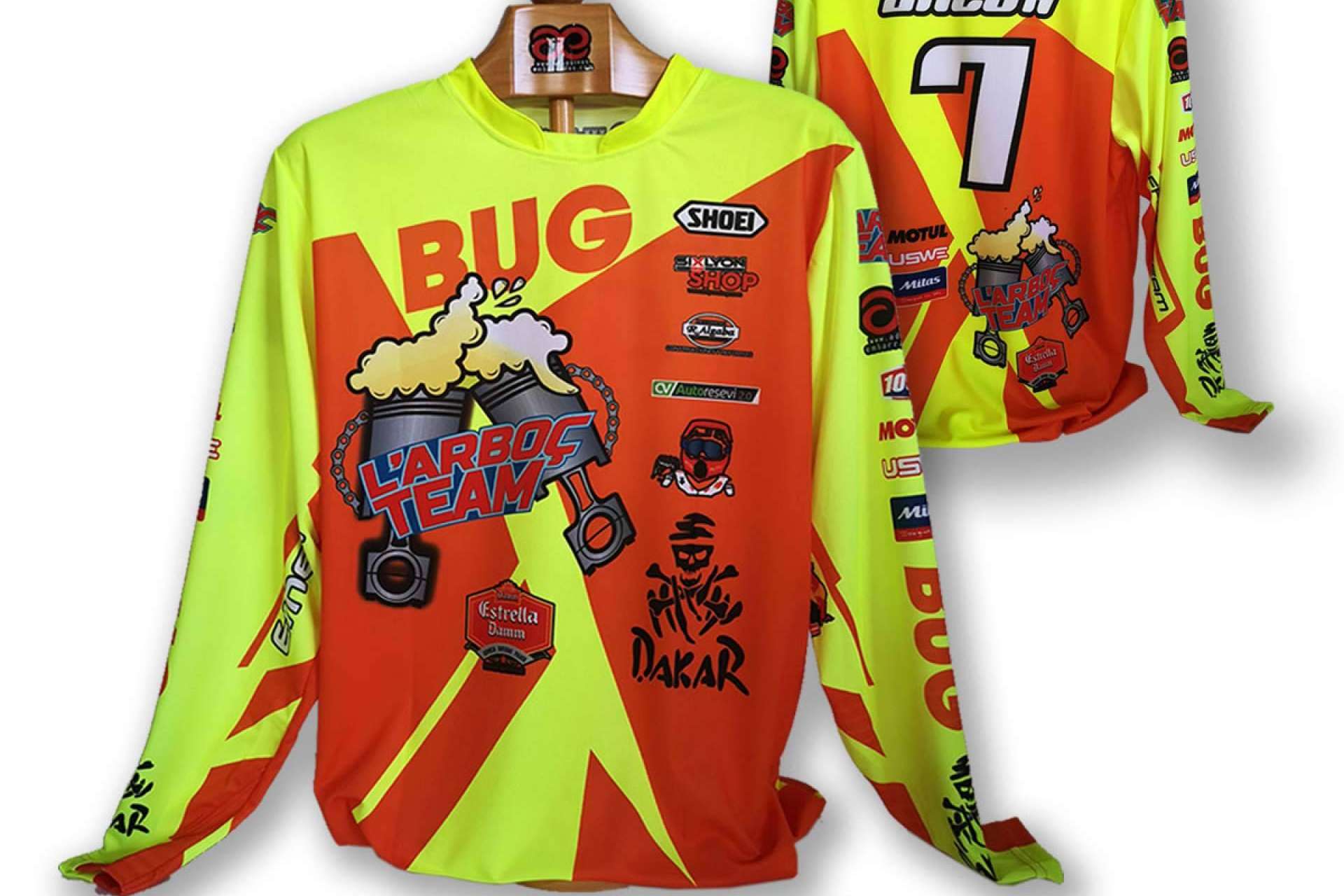 Camisetas para motocross personalizadas en ADHESIVOSEMBARRADOS