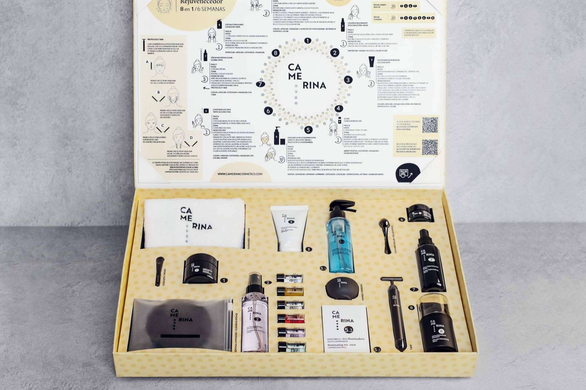 Para un día especial, Camerina Box Linda y su rutina facial completa