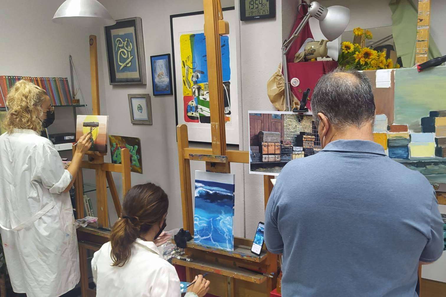 Estudio Ilógico ofrece clases de pintura y dibujo para todos los niveles