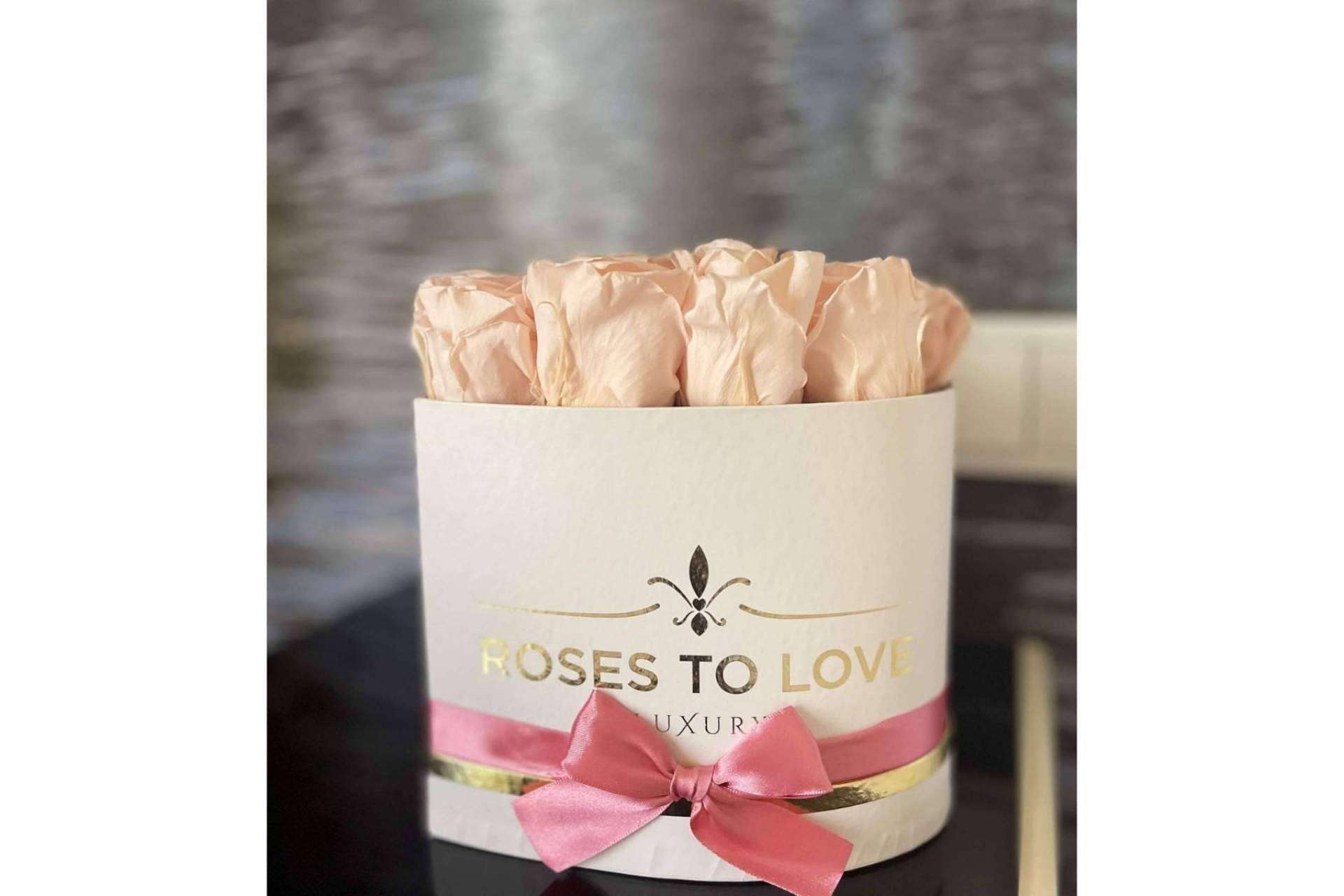 Las rosas de Roses to Love son ideales para los regalos publicitarios