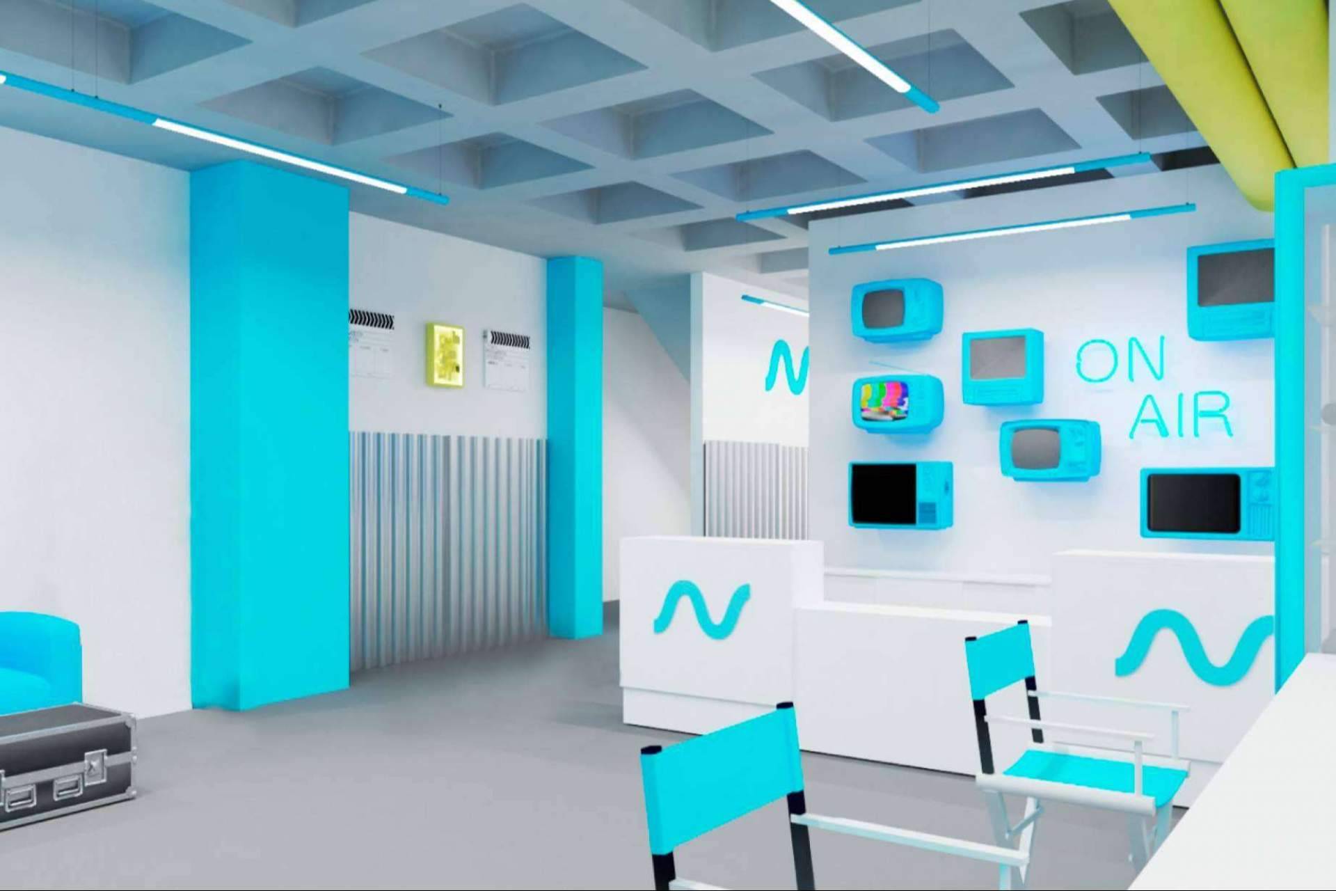 Inauguración de una nueva oficina de alquiler de material audiovisual en Madrid, AVisual