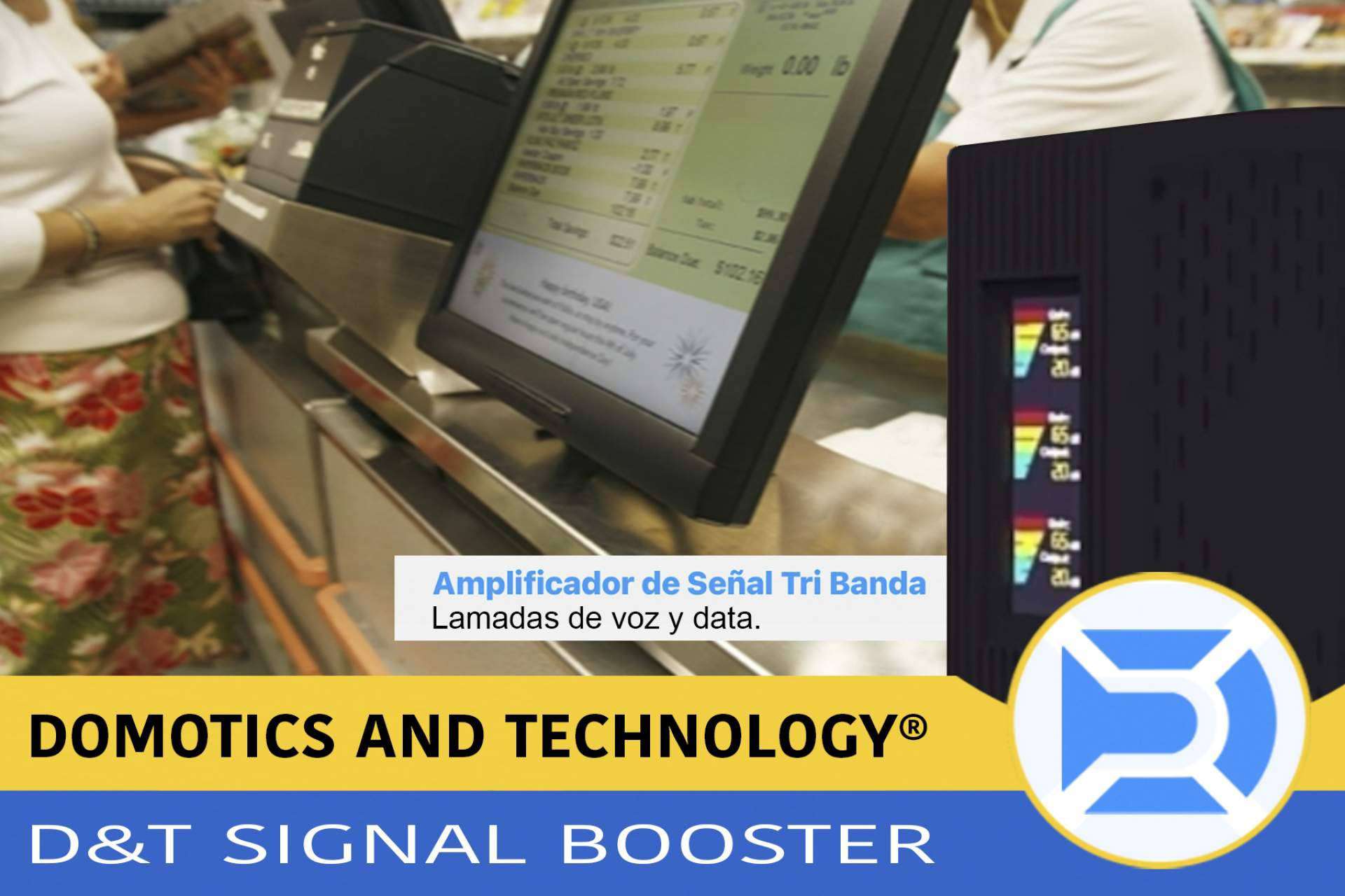 ¿Cuáles son las ventajas de adquirir un amplificador de señal D&T Signal Booster de Domotics and Technology para los hogares y empresas?