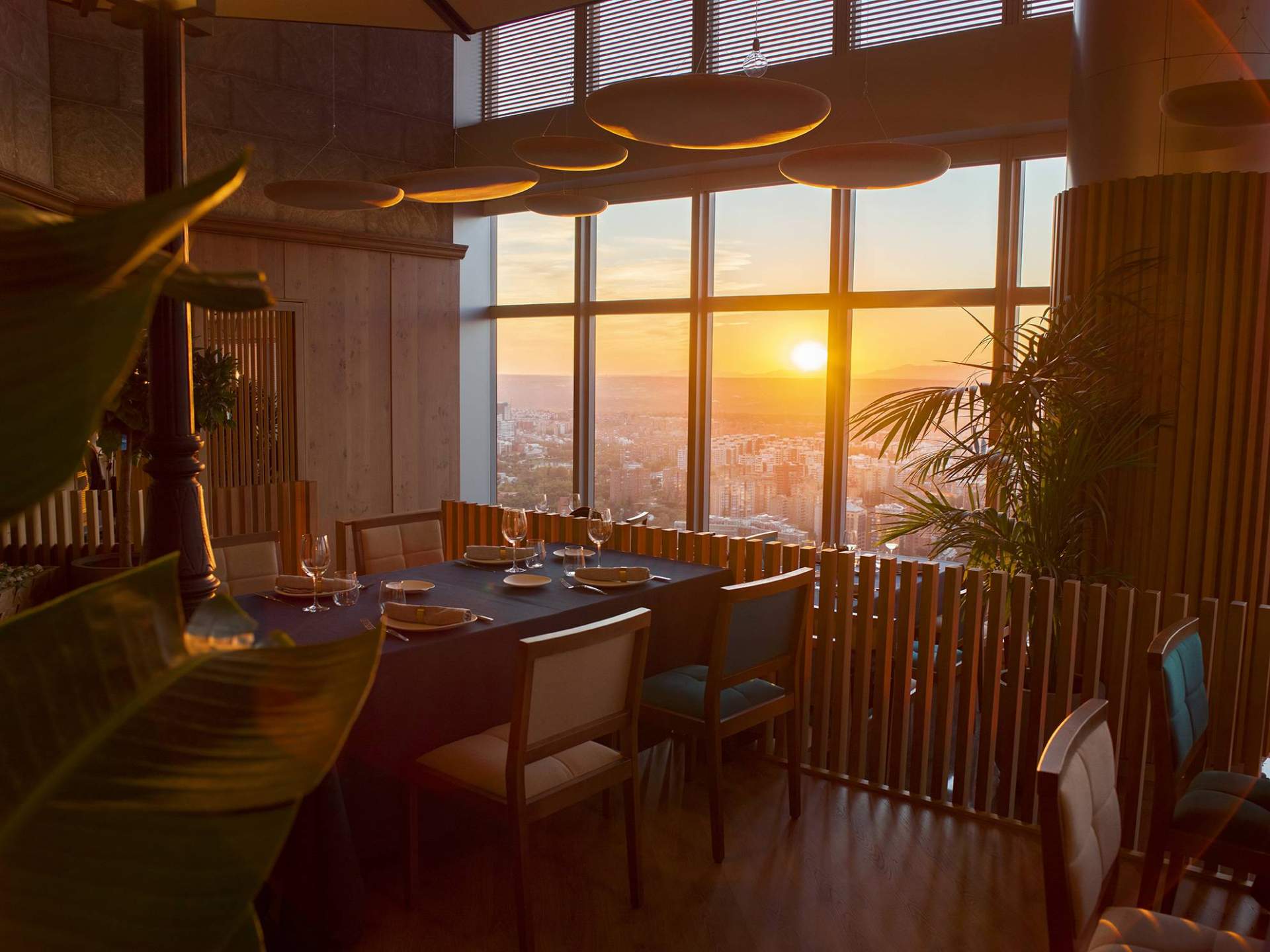 Restaurante Élkar en Madrid, alta gastronomía a 160 metros de altura