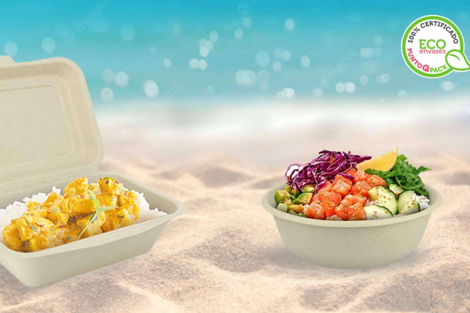 Punto Qpack apuesta por los envases compostables para este verano