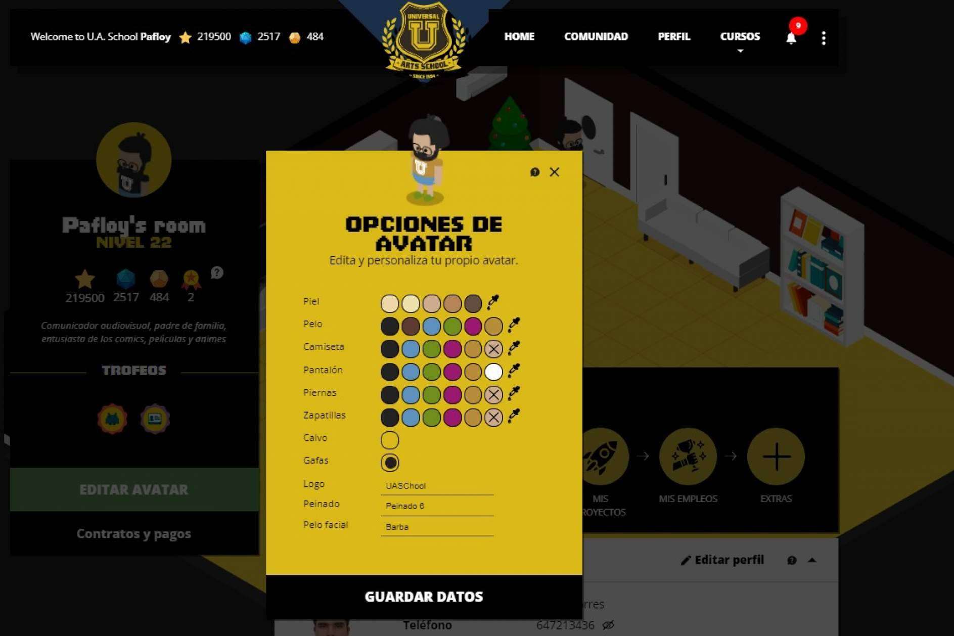 La apuesta de la Universal Arts School por las nuevas tecnologías, un campus virtual gamificado con avatares
