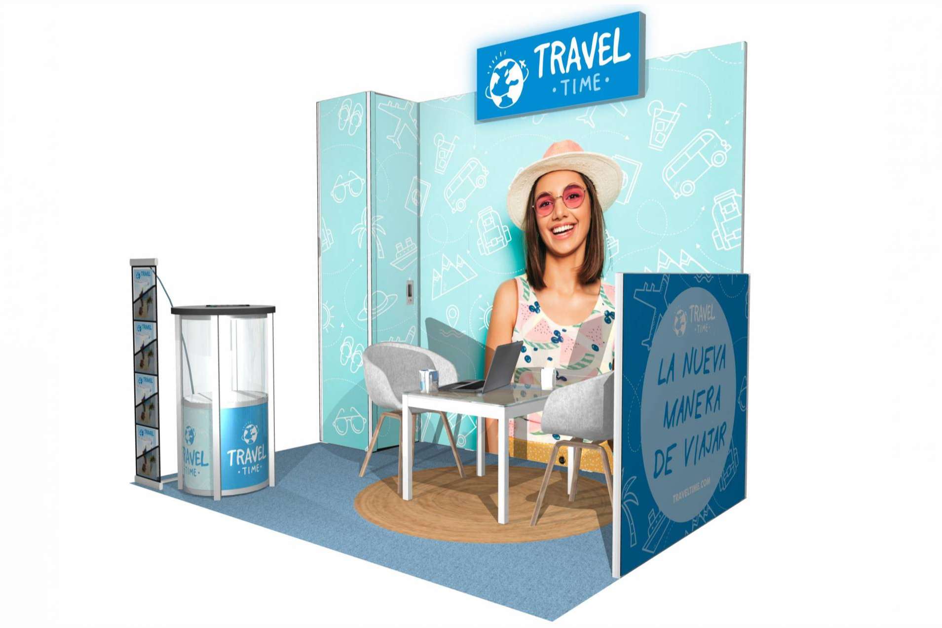 Displays personalizables para eventos en el exterior de la mano de Olika Stands