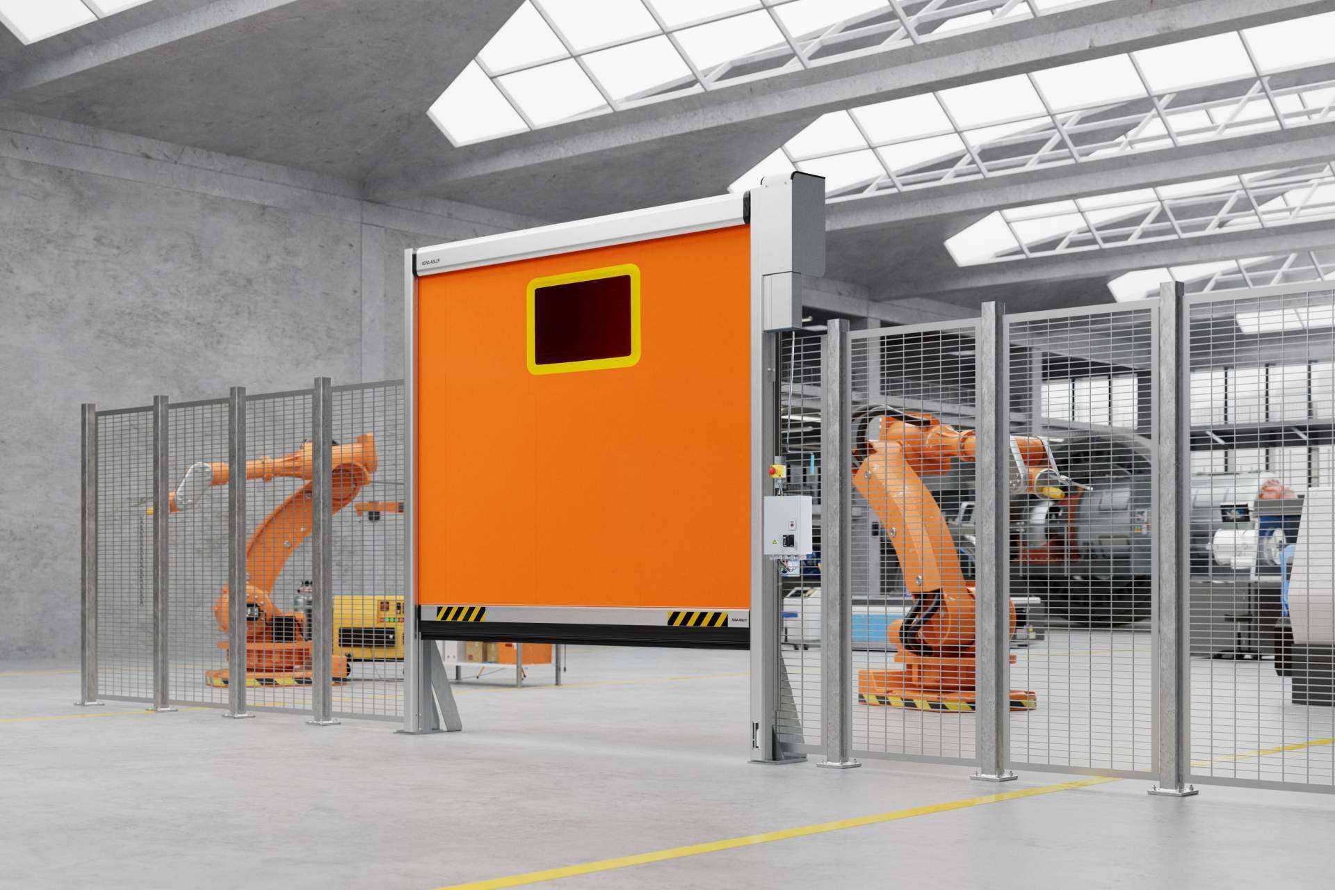 La nueva puerta rápida de protección de máquinas ASSA ABLOY RP400