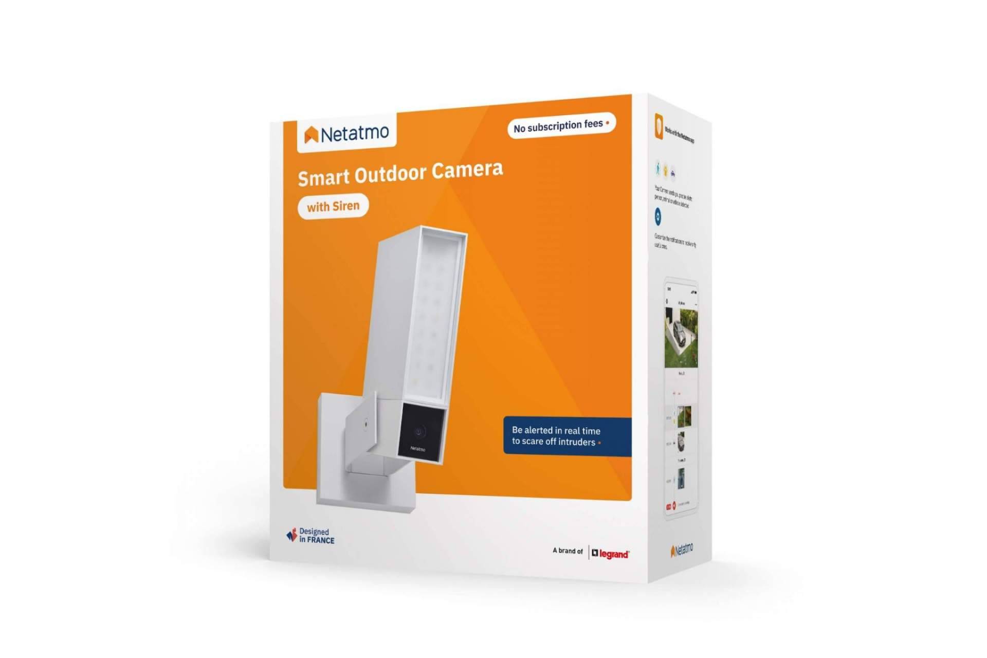 Nueva Cámara Exterior Inteligente con Sirena blanca, de la mano de Netatmo