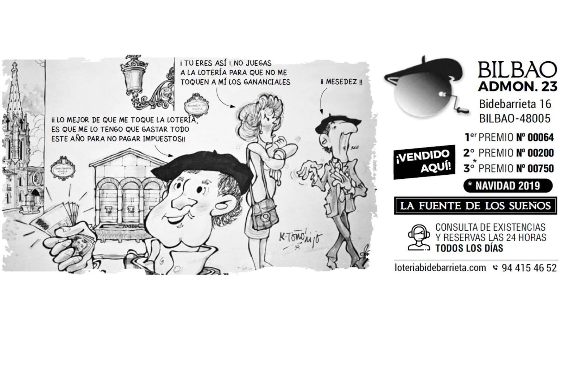¿Y si sale bajo? Lotería Bidebarrieta dispone de una de las mayores consignaciones de números bajos de la historia