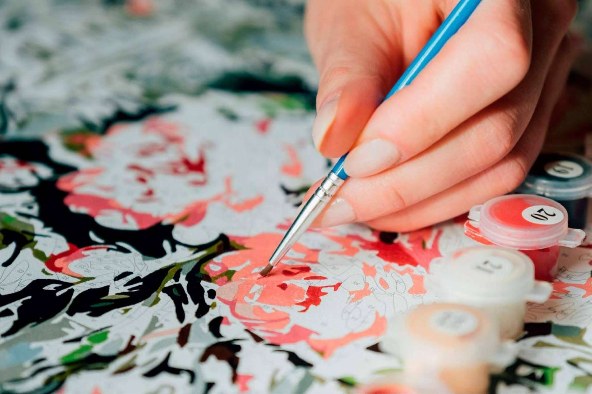 Pintar cuadros abstractos por números, con CANVAS by Numbers