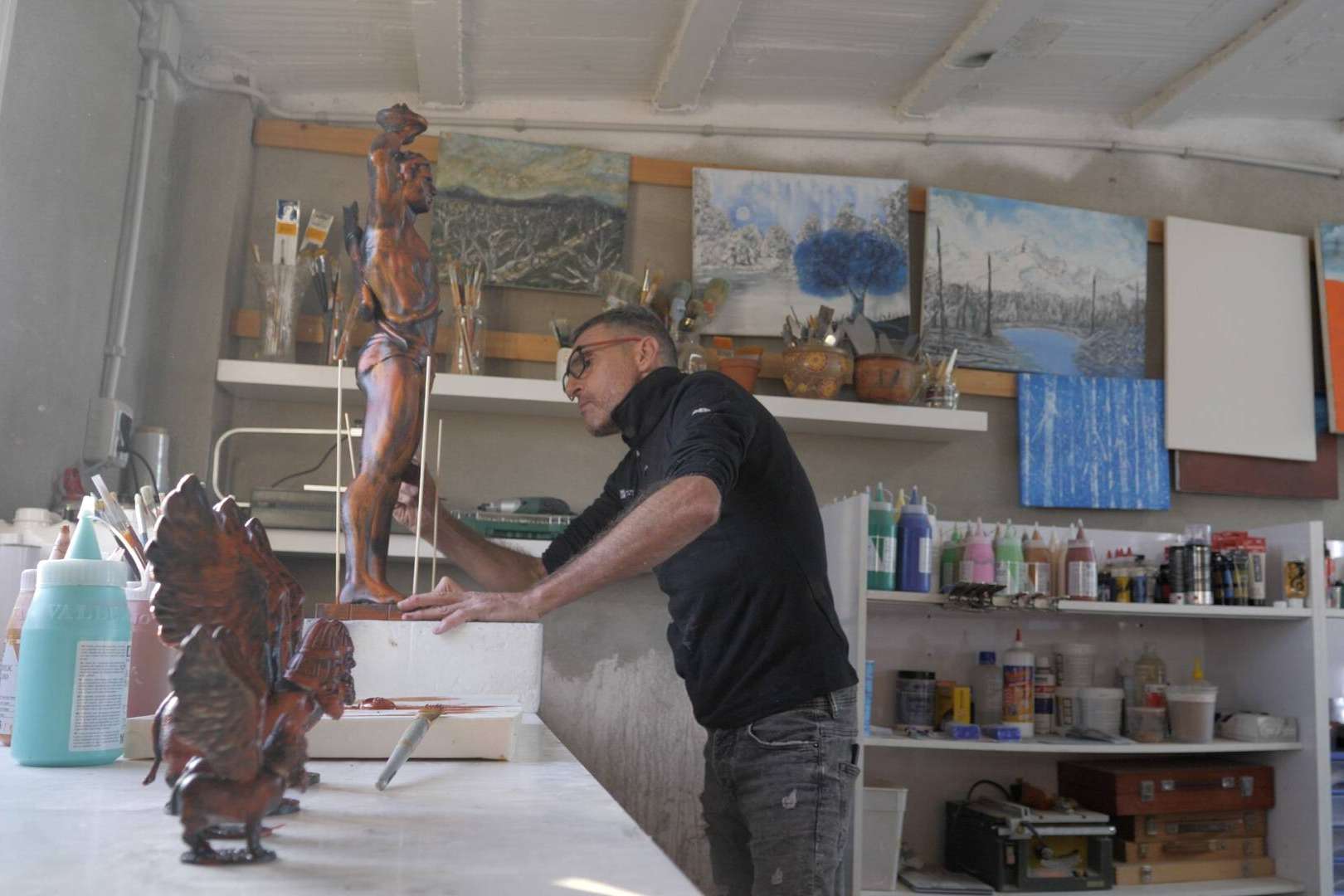Vídeos del proceso de construcción de los dioramas de las 7 maravillas del mundo antiguo de Ramón Colomer en su canal de YouTube