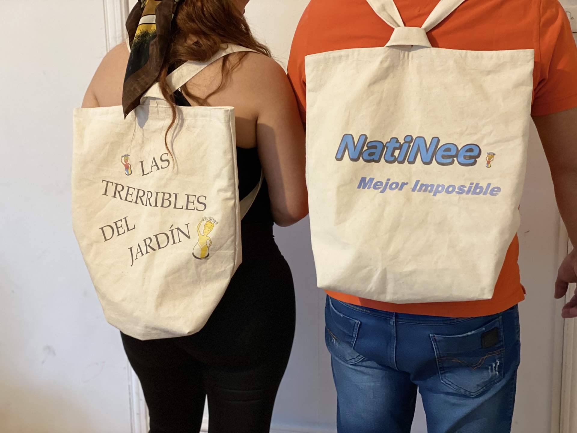Natinee Bags confecciona bolsas personalizadas y reutilizables