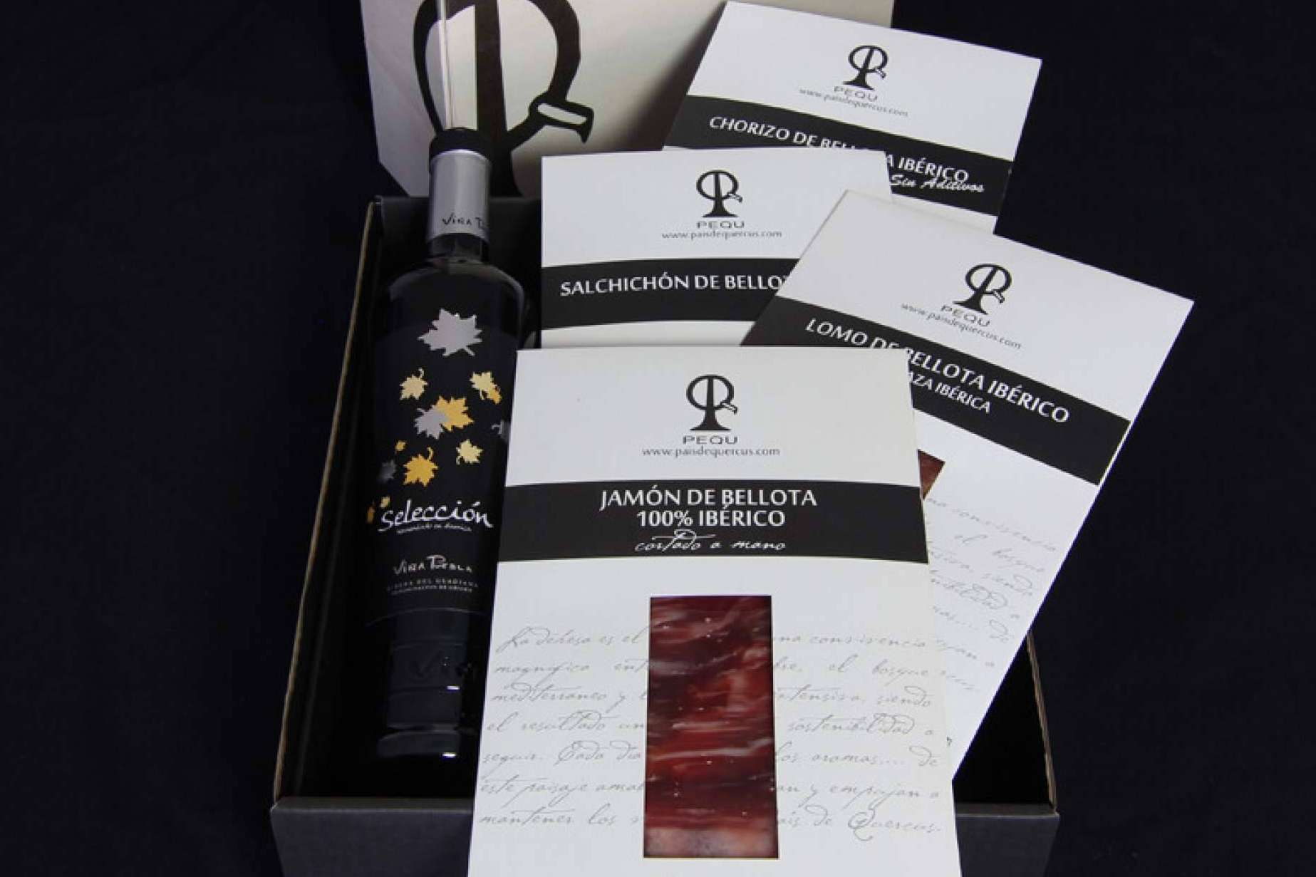 Pais de Quercus dispone de packs de selección de productos para regalar