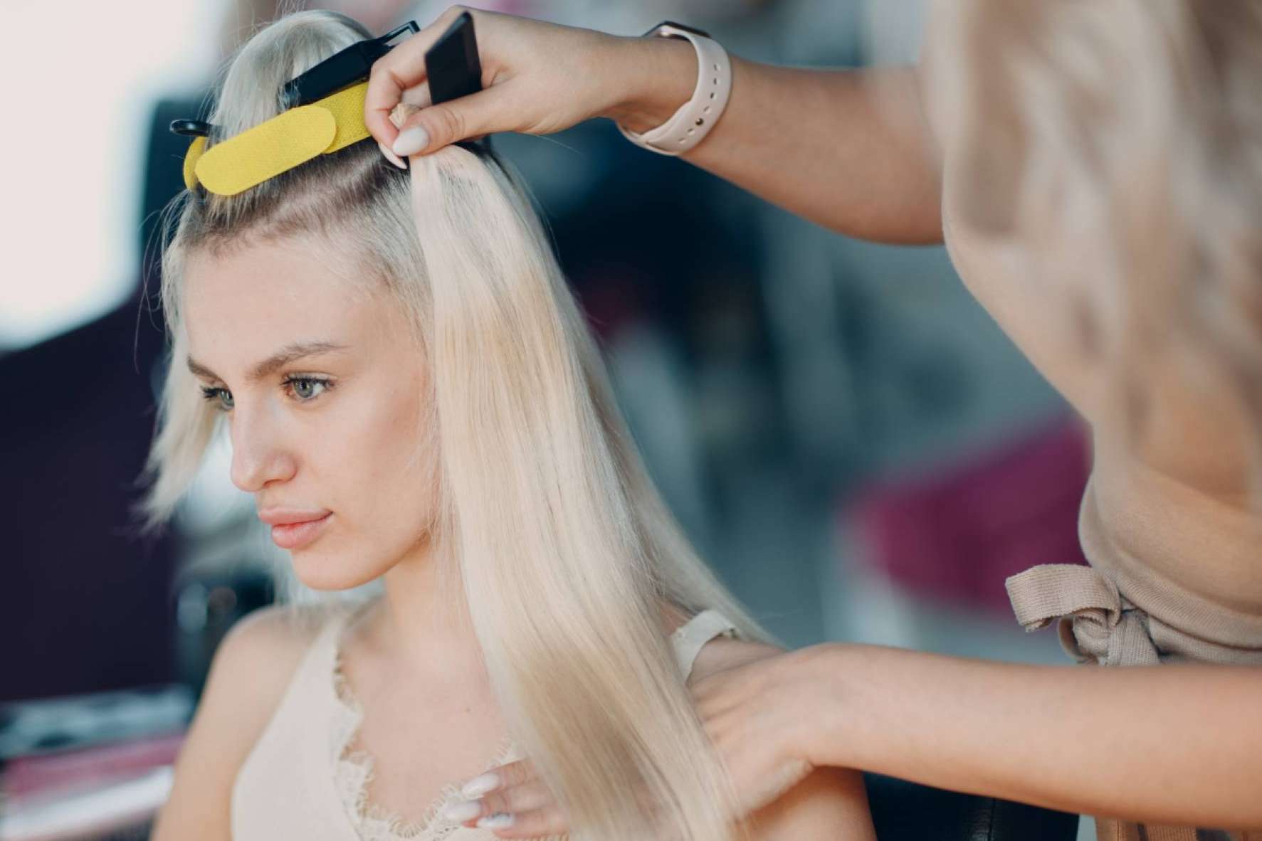 Look instantáneo con extensiones naturales de clip