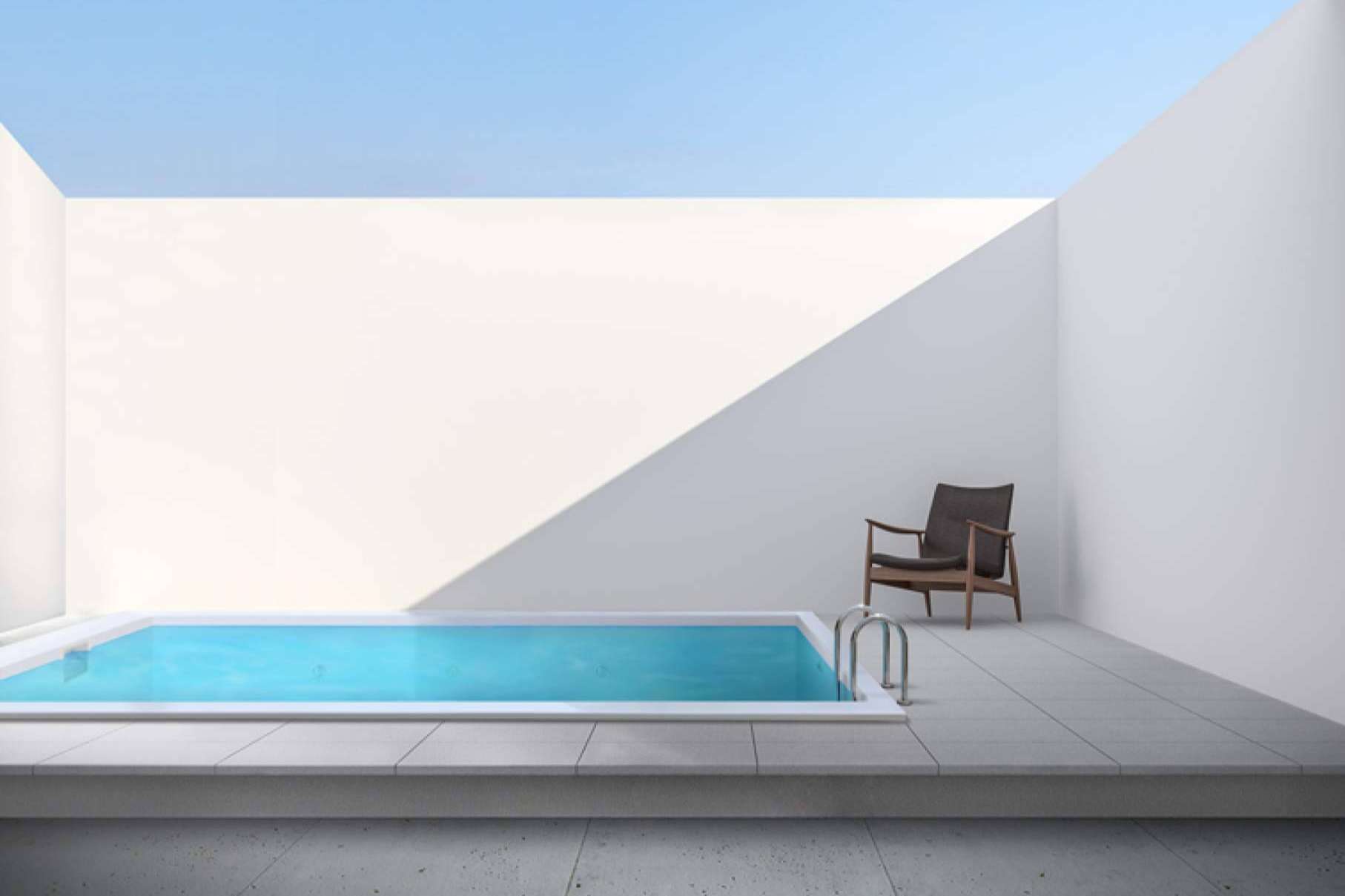 Las opciones de mini piscinas a medida de Hidromasajes Eca