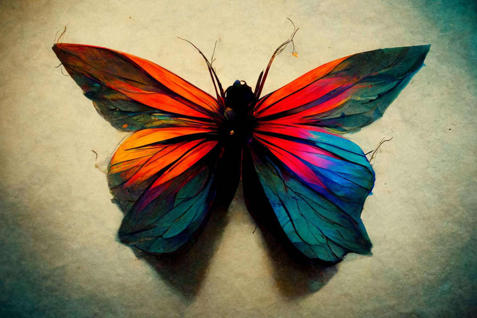 La obra 'Transformación' de Antonio Sánchez Castro representa la muerte transformada de las mariposas