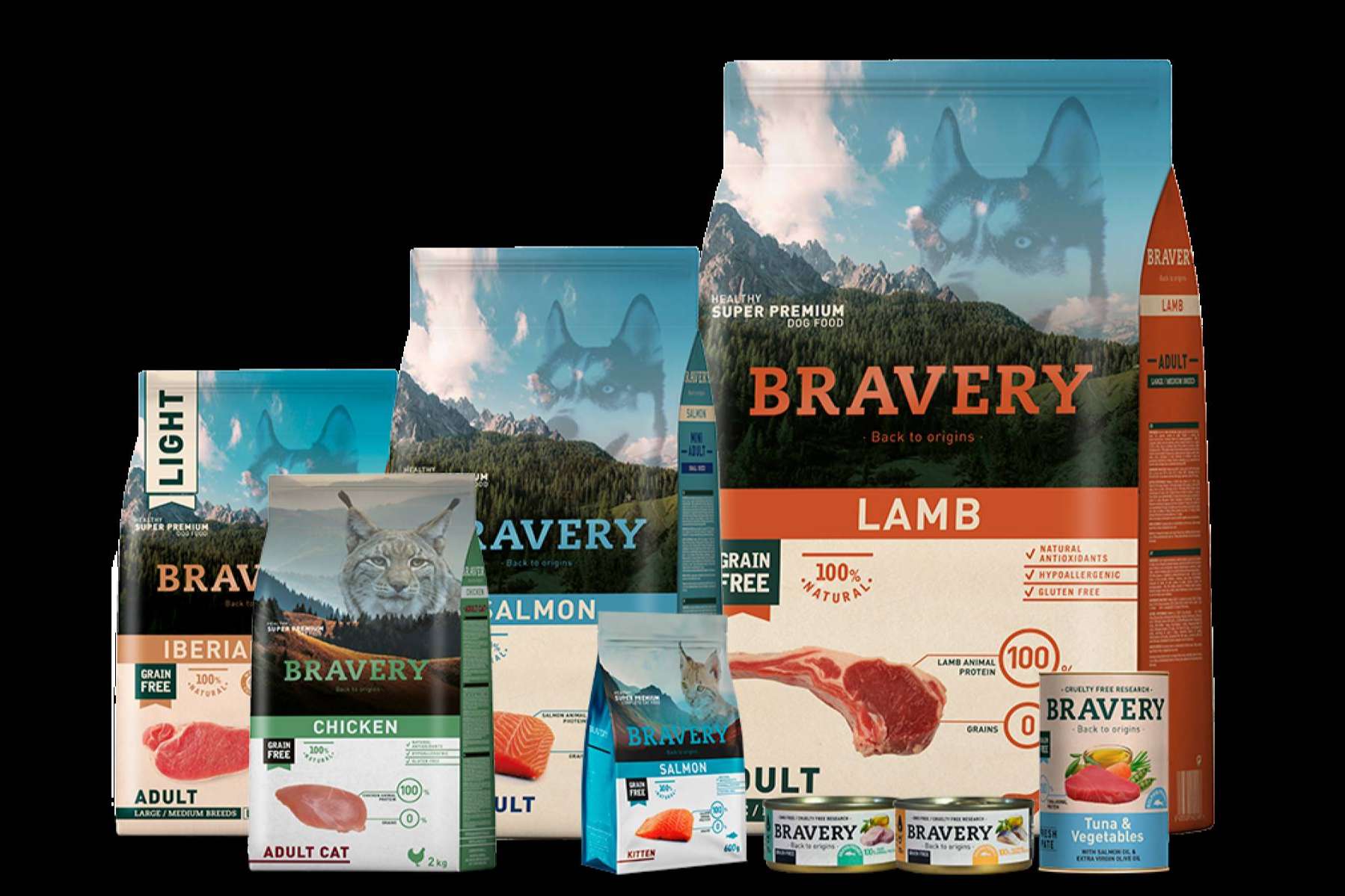 Piensos de calidad de la gama Bravery de Alinatur