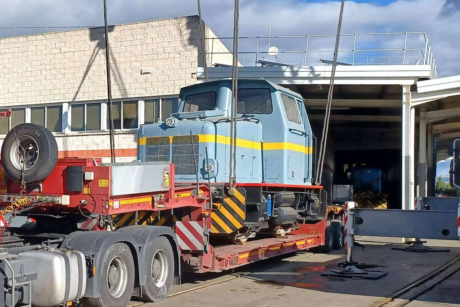 La Fundación del Patrimonio Ferroviario preserva una histórica locomotora construida por Babcock & Wilcox