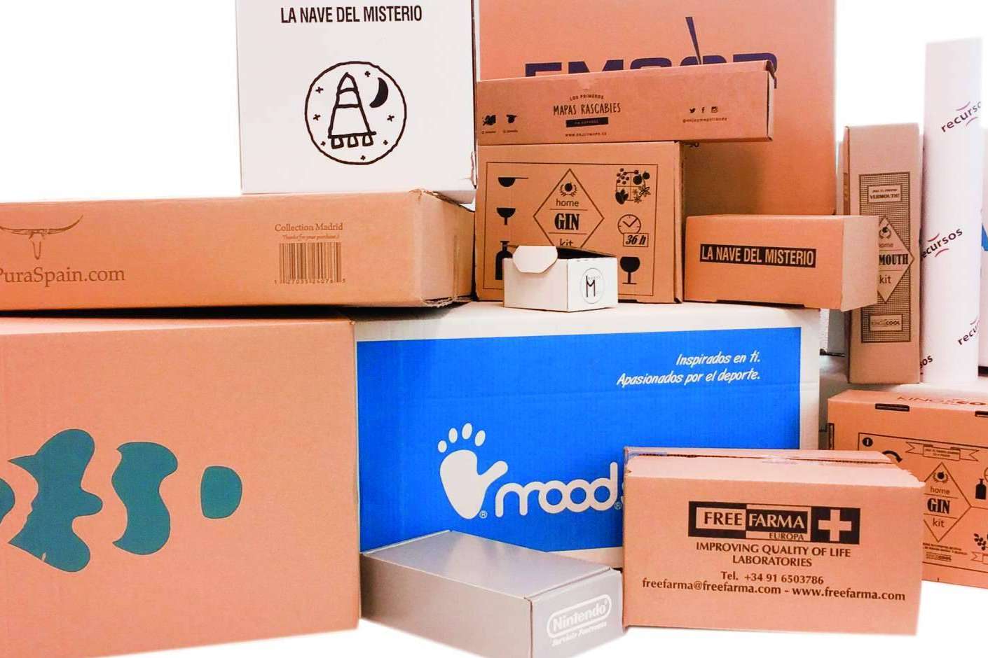 Personalizar las cajas de cartón con la nueva máquina de impresión para de Todo Almacén