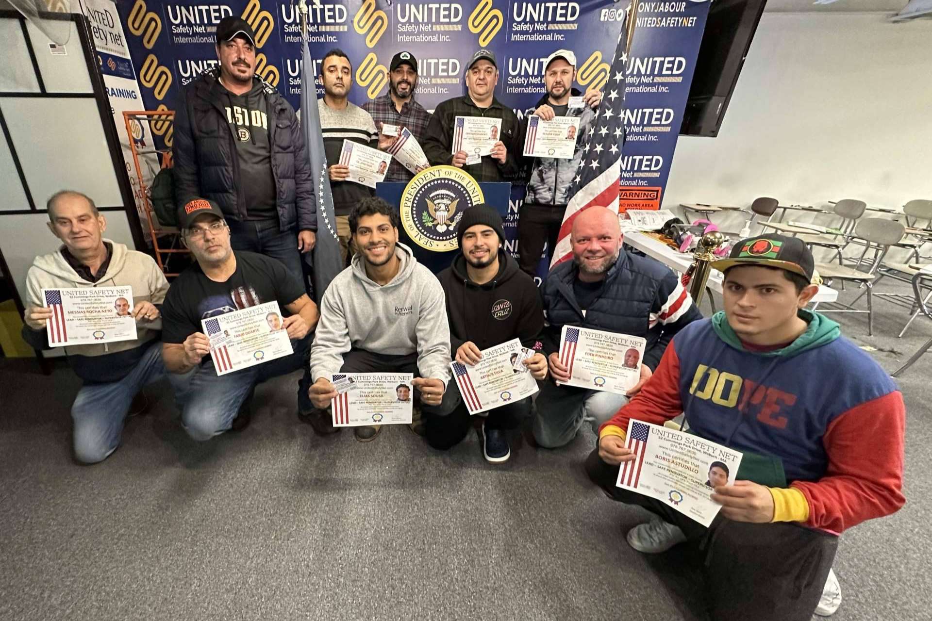 Capacitación sobre pintura con plomo, con United Safety Net
