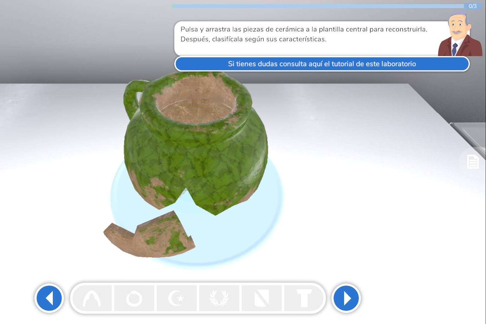 Aprender arqueología e historia de forma divertida es posible con el videojuego Archaeologist