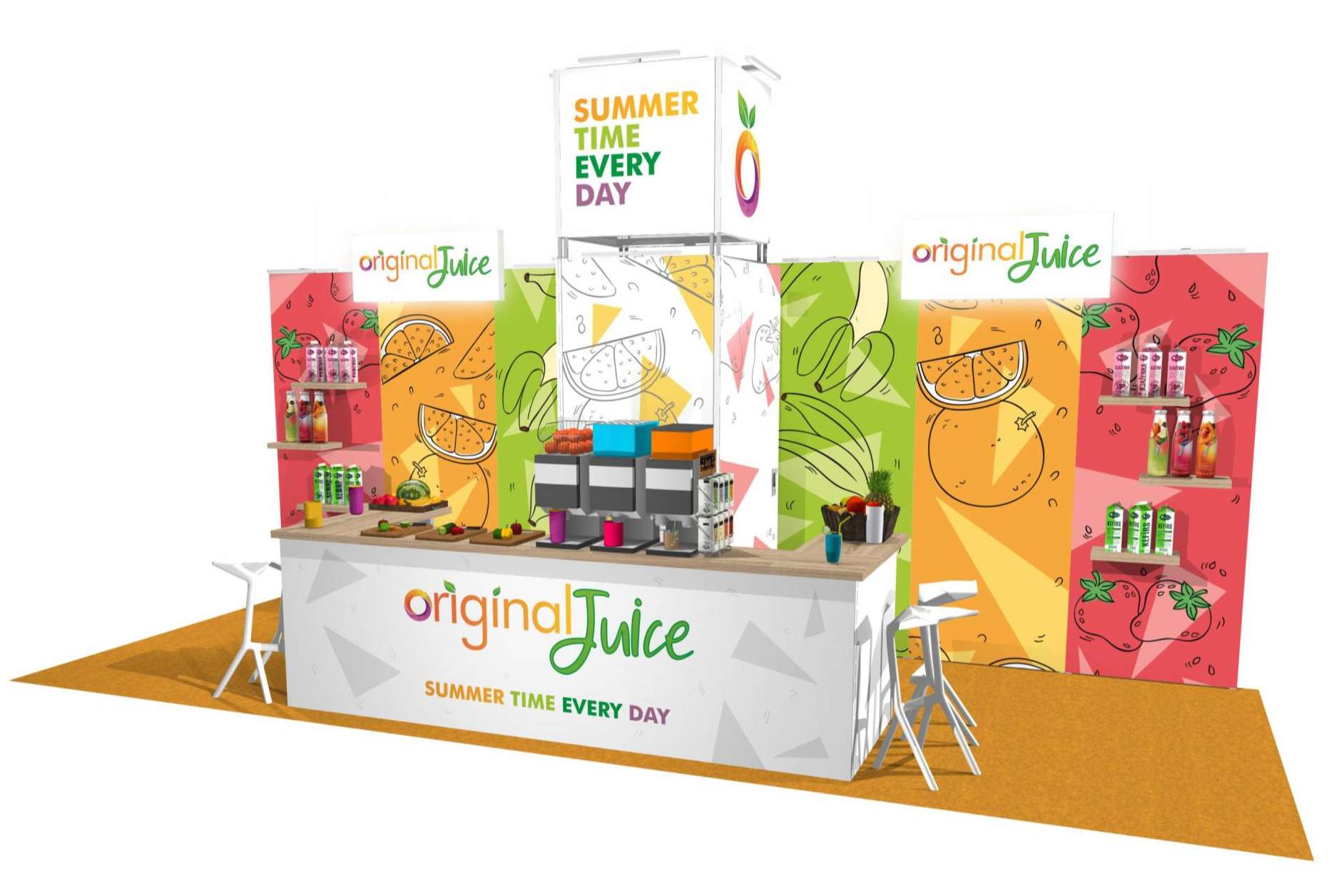 Olika Stands ofrece stand en renting para que los emprendedores y las pequeñas empresas puedan afrontar el gasto