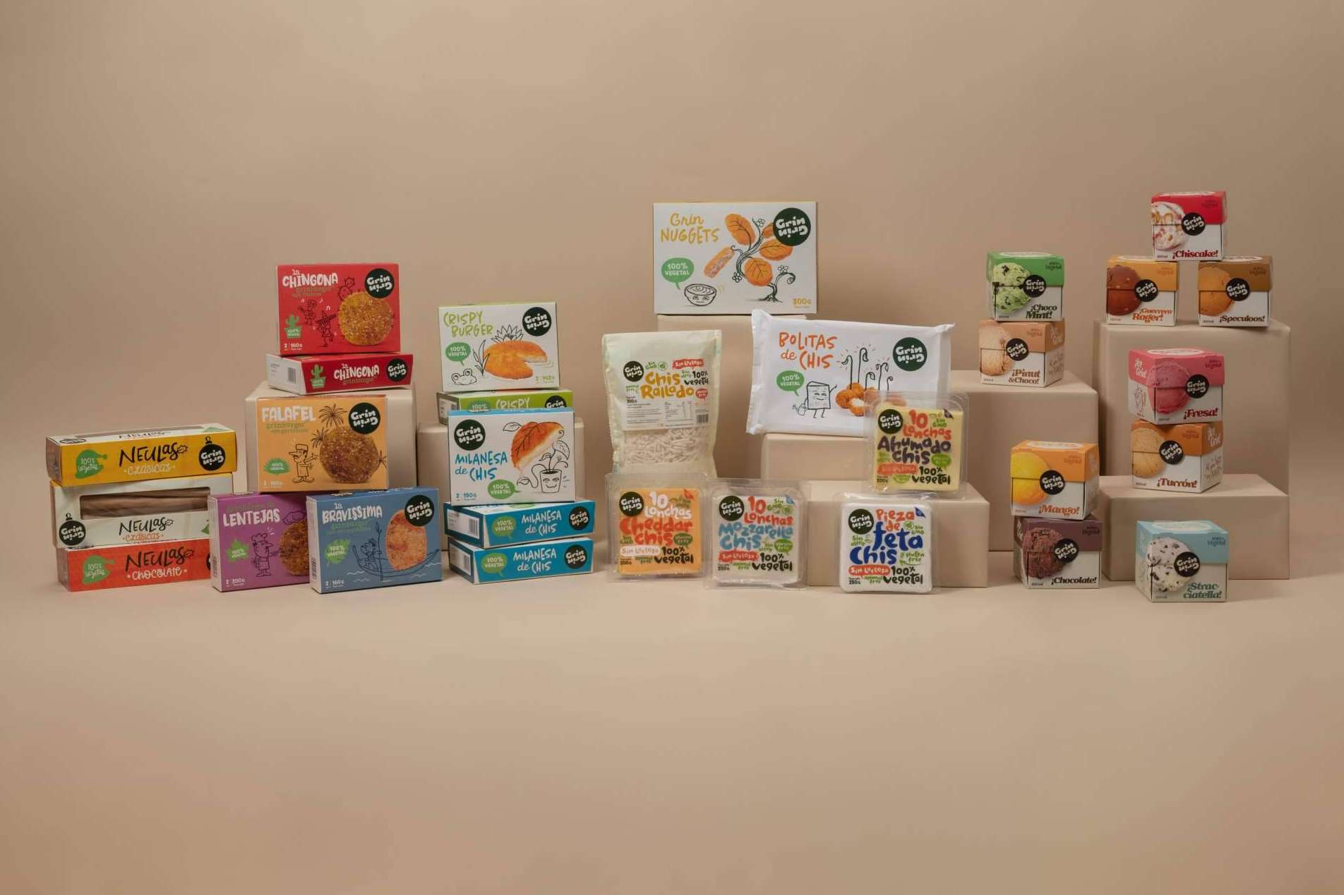 Comida 100 % vegetal con GrinGrin Foods