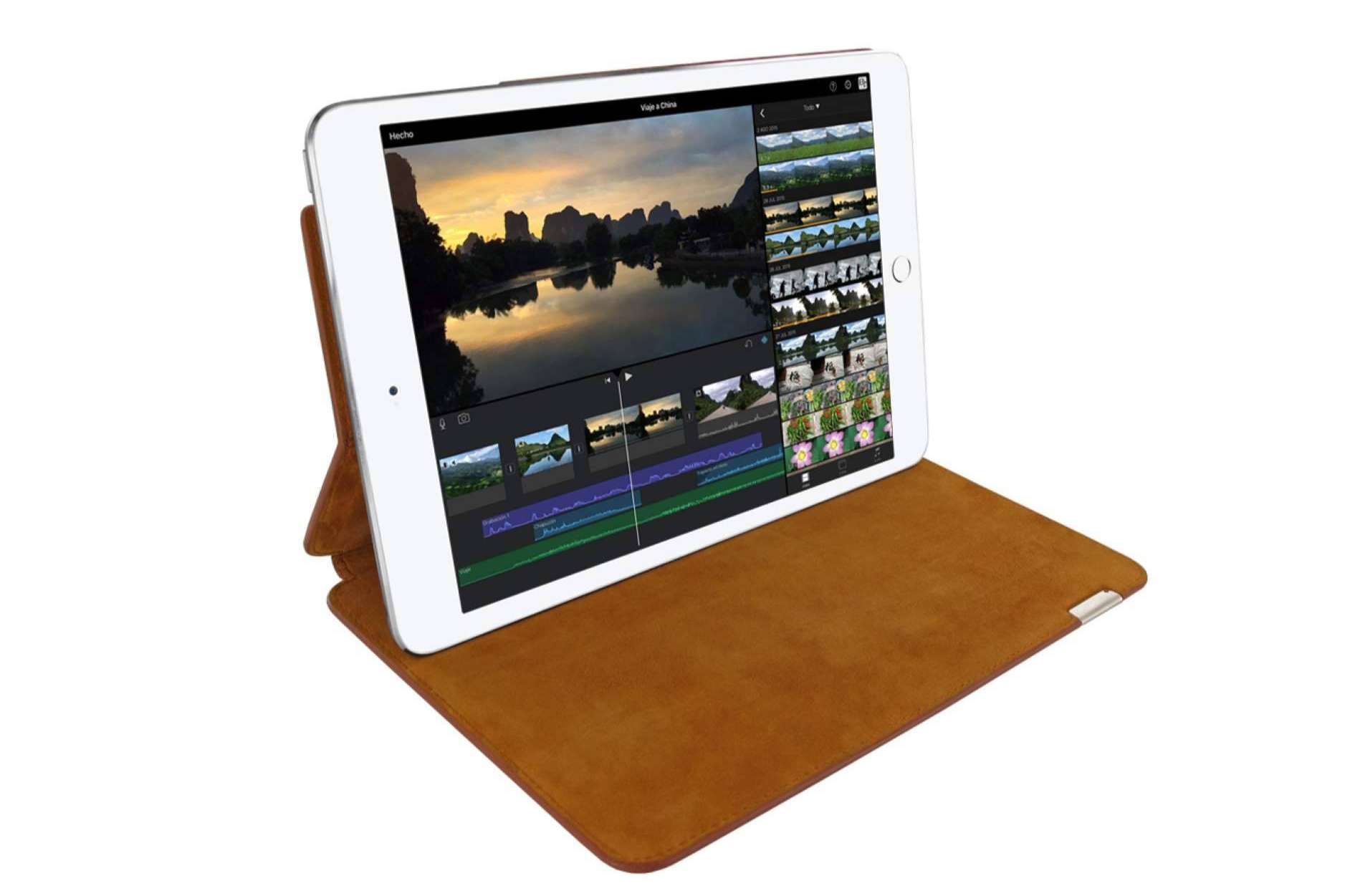 Ajuste ultrafino y funcional en funda de piel para iPad con el modelo FramaSlim de Piel Frama