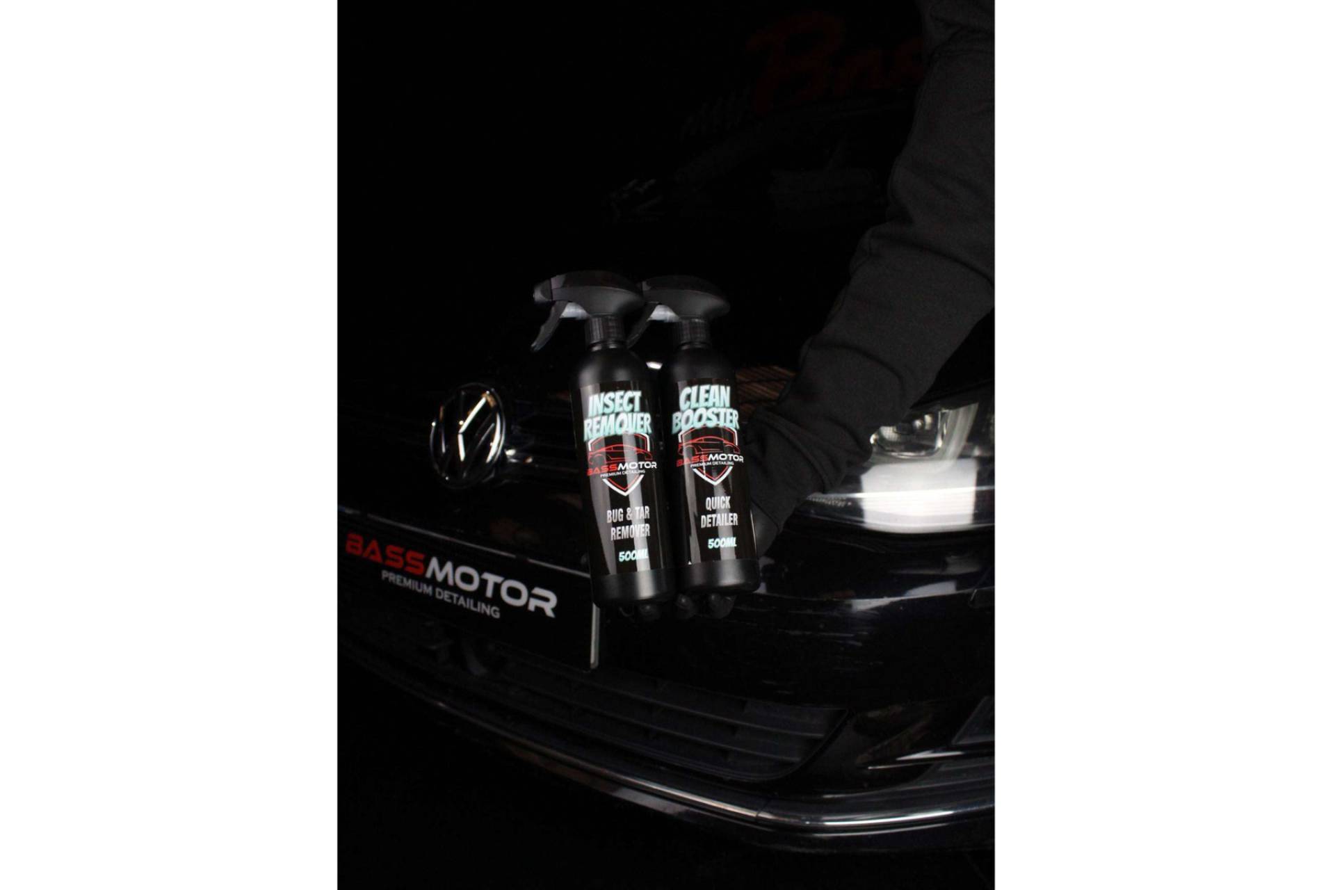 ¿Dónde se pueden encontrar los packs que se necesitan para limpiar el coche? BassMotor