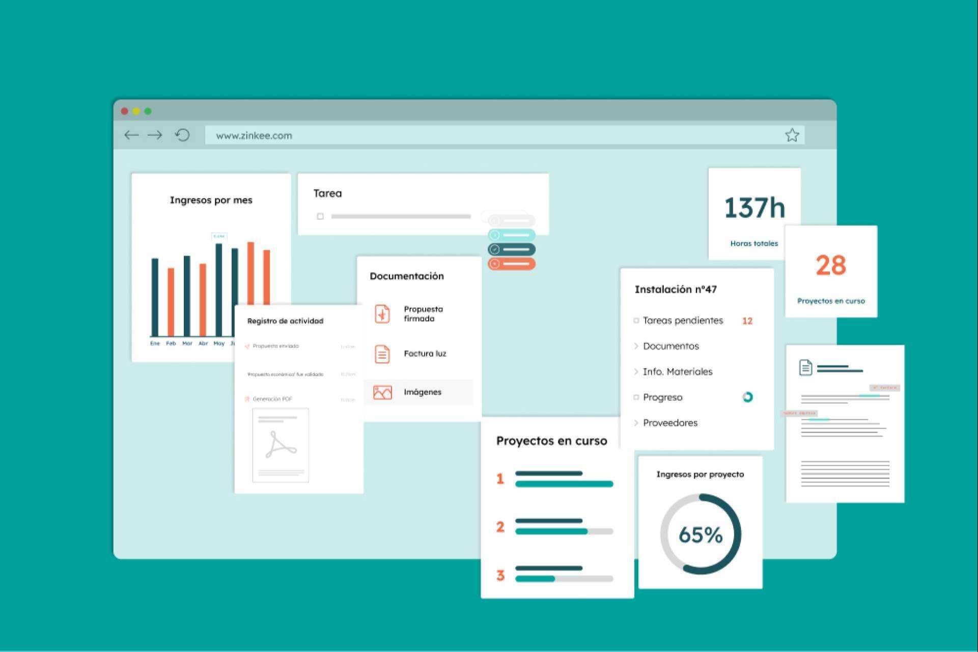 Facilitar la gestión de procesos con el software de gestión para pequeñas y medianas empresas de Zinkee