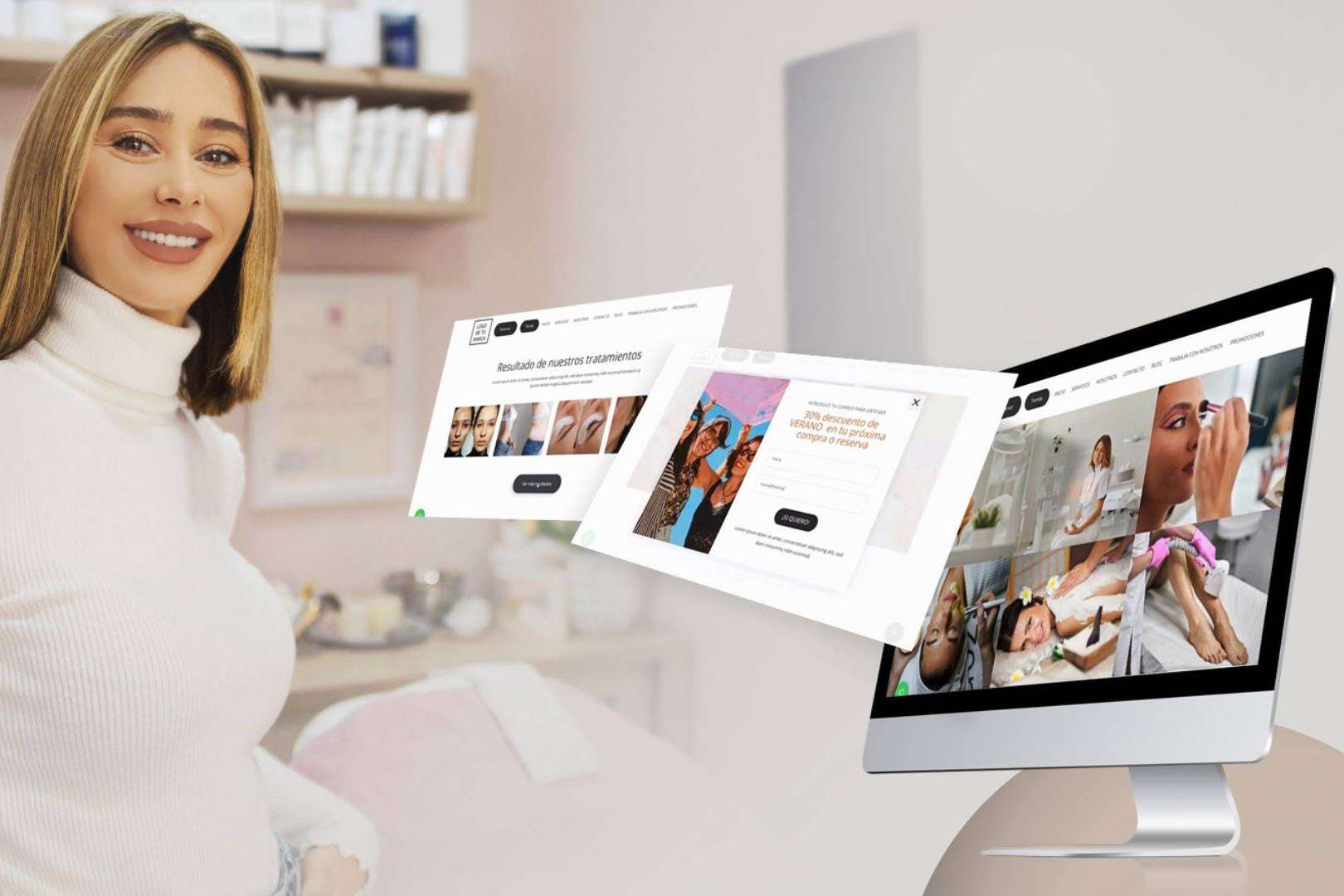 UEBEA es un desarrollador web que ha revolucionado el sector de la belleza con la integración de la IA en su plataforma para todos sus clientes