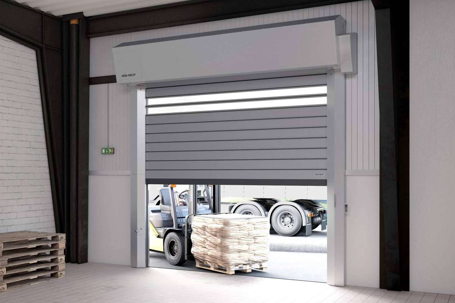 Las puertas automáticas industriales y peatonales de ASSA ABLOY ayudan a la sostenibilidad