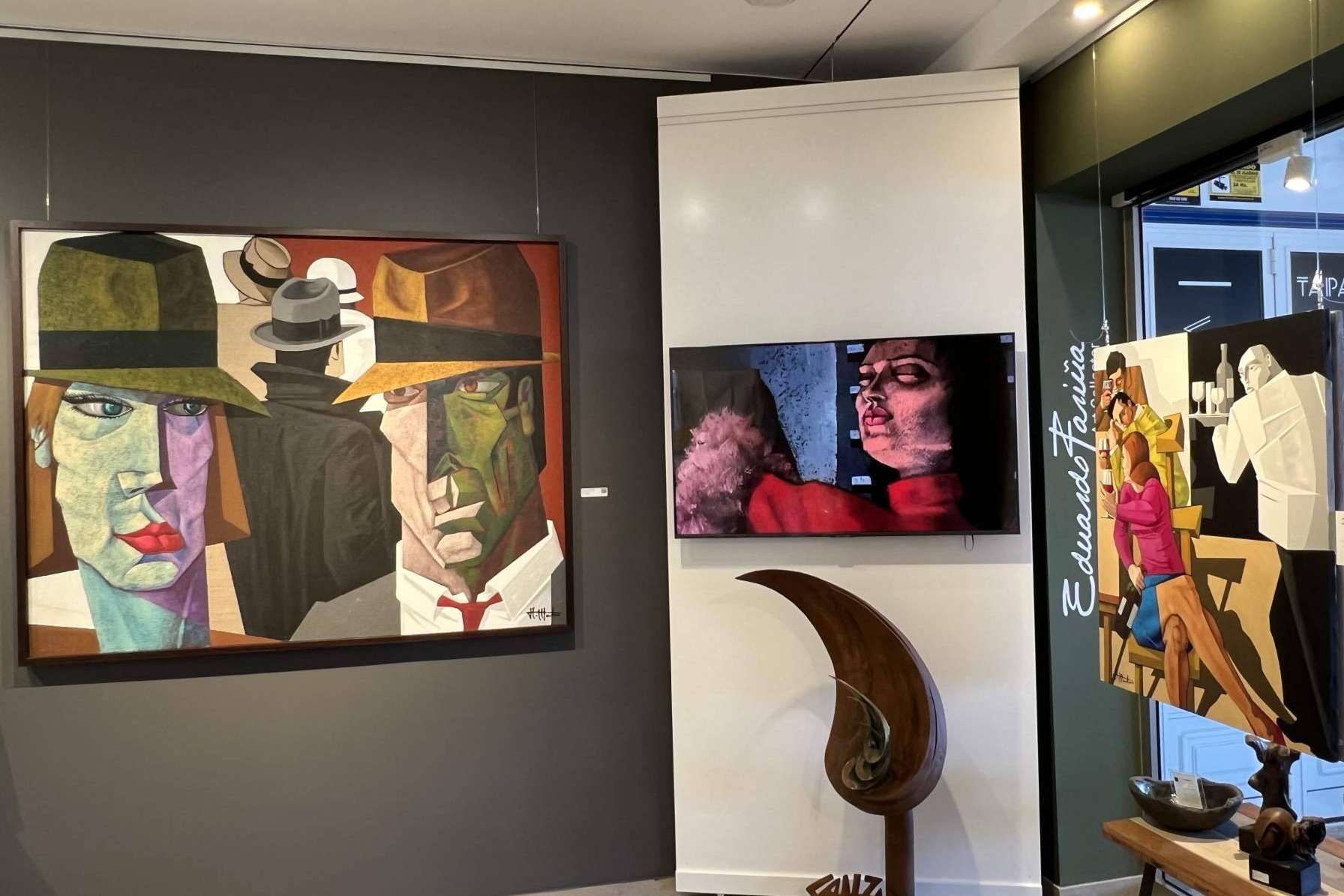 Lanzarote ART Gallery muestra grandes obras del artista Alfredo Montaña