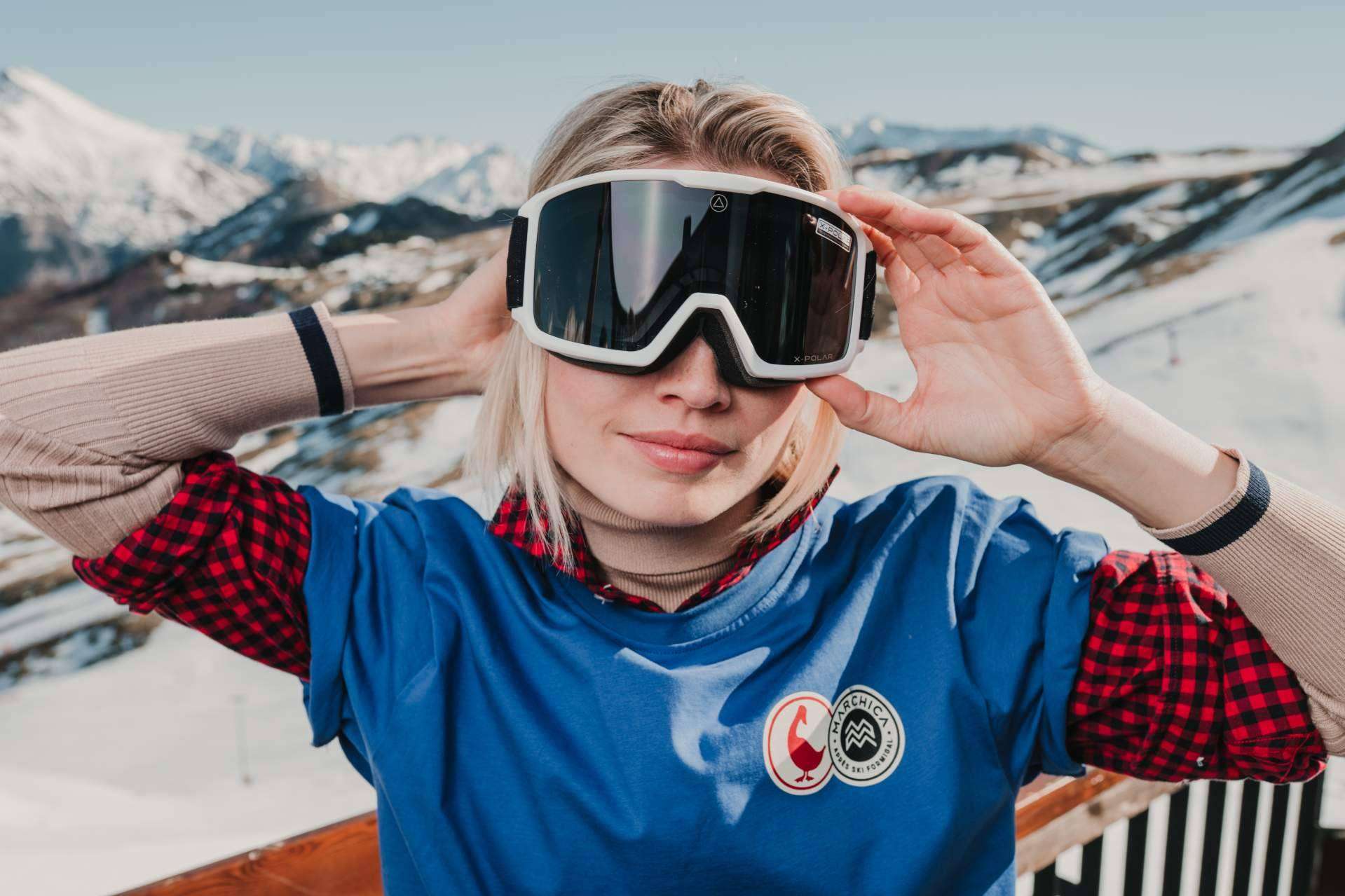 Las gafas de esquiar disponibles en The Indian Face