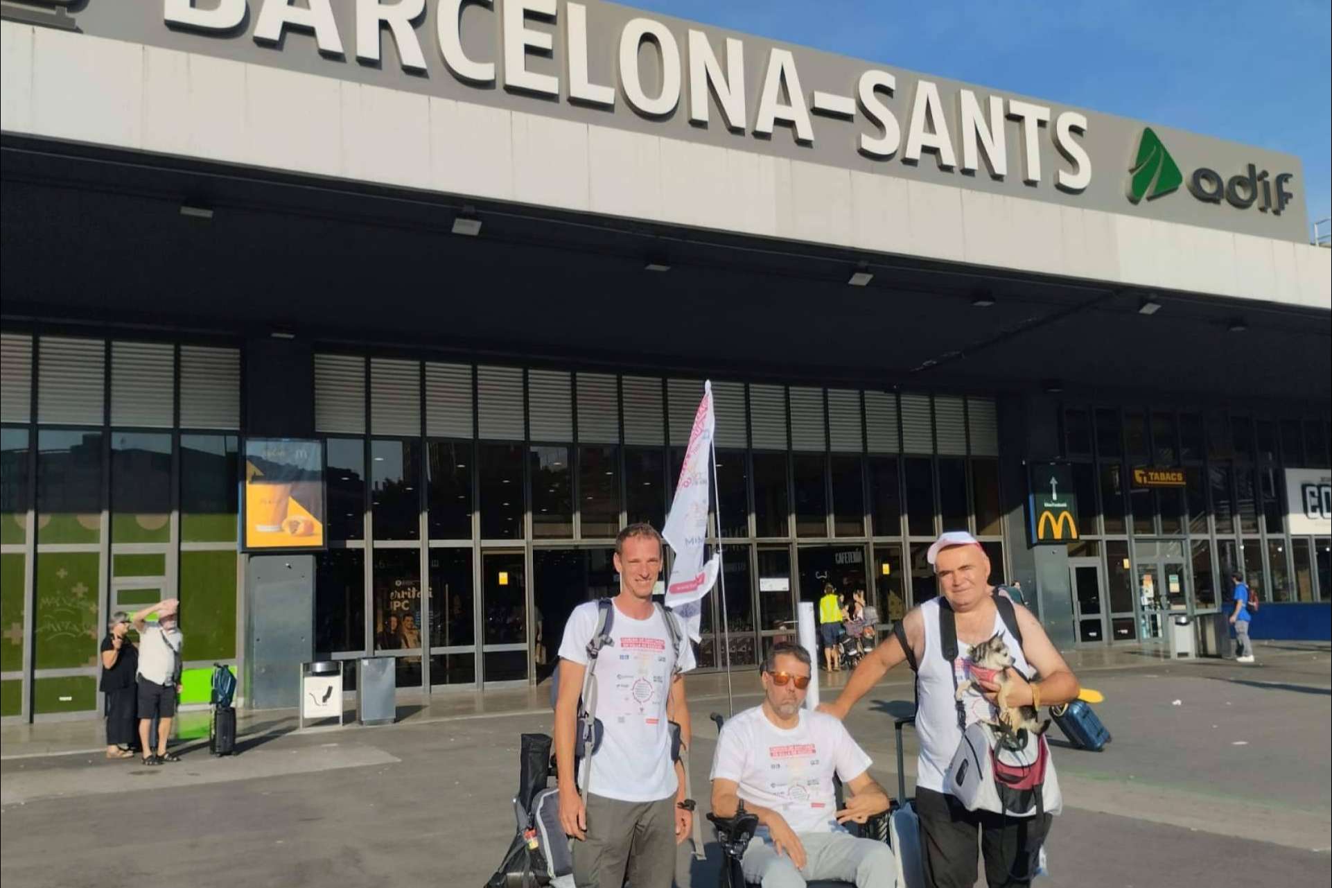 La Fundación Disgrup empieza el Camino de Santiago para reivindicar los derechos de las personas con discapacidad en España
