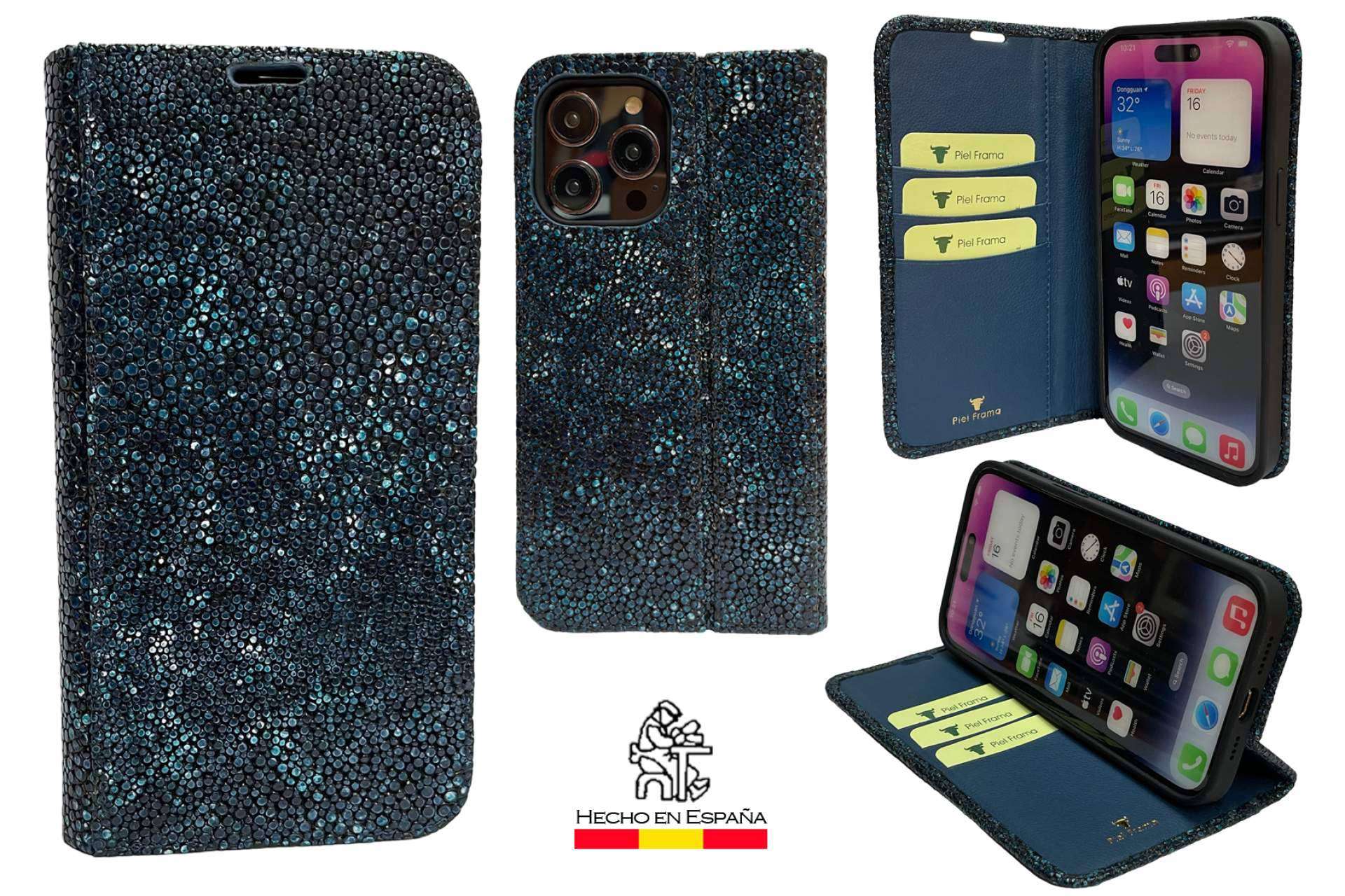 Piel Frama incluye en su colección verano 2023 fundas tipo libro para iPhone 14 Pro y iPhone 14 Pro Max