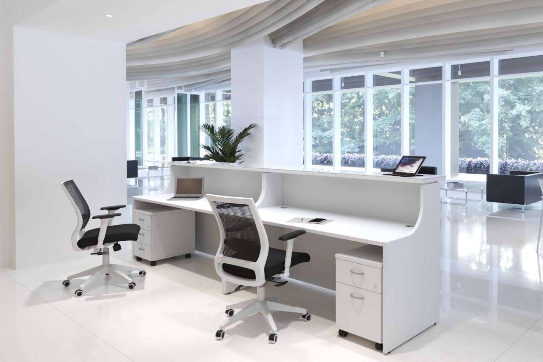 La diversidad de muebles de recepción de los que dispone OfficeDeco