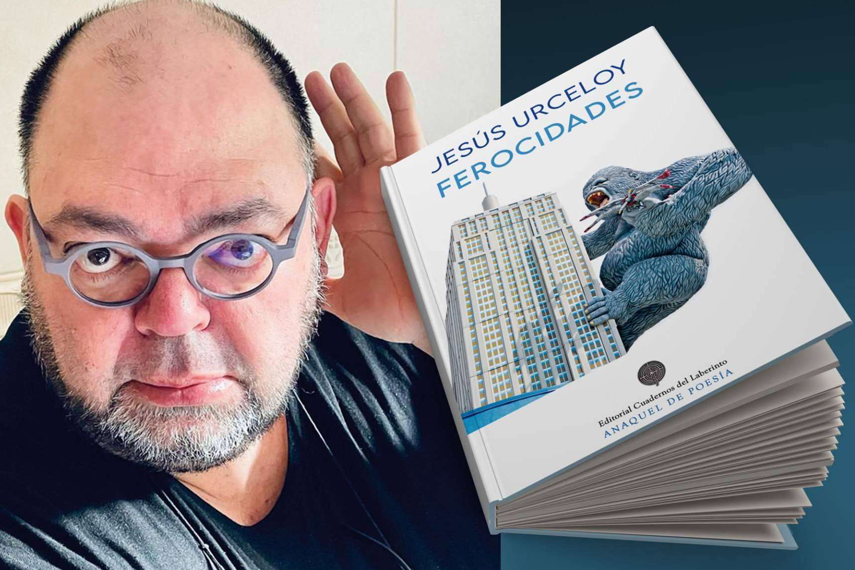 Ferocidades, el nuevo poemario de Urceloy; ritmos, métricas, silencios y desviaciones