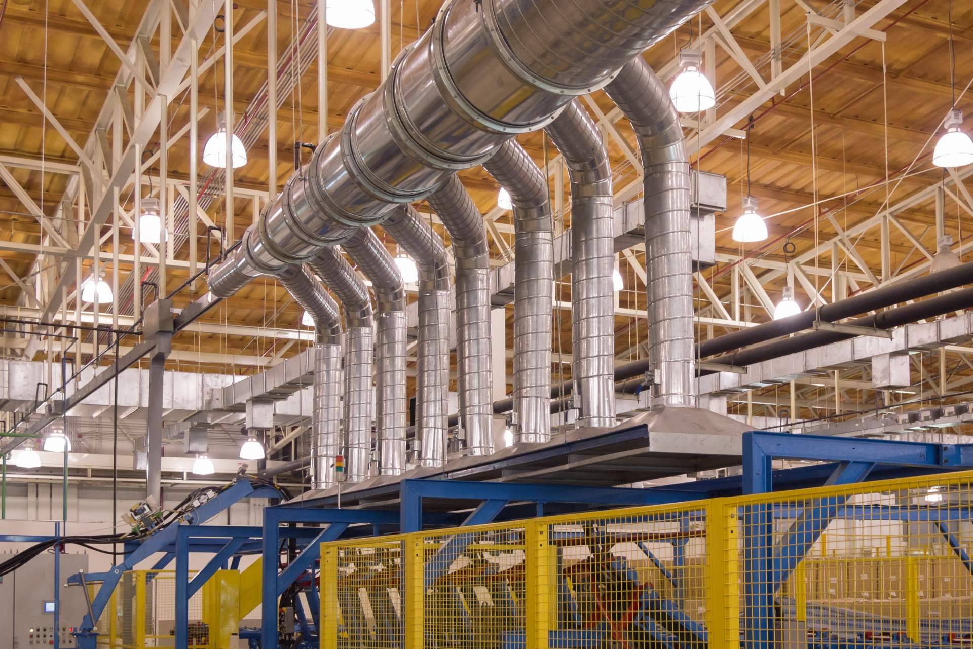 Extractor de aire industrial para calor en industrias, de la mano de Grupo Industrial