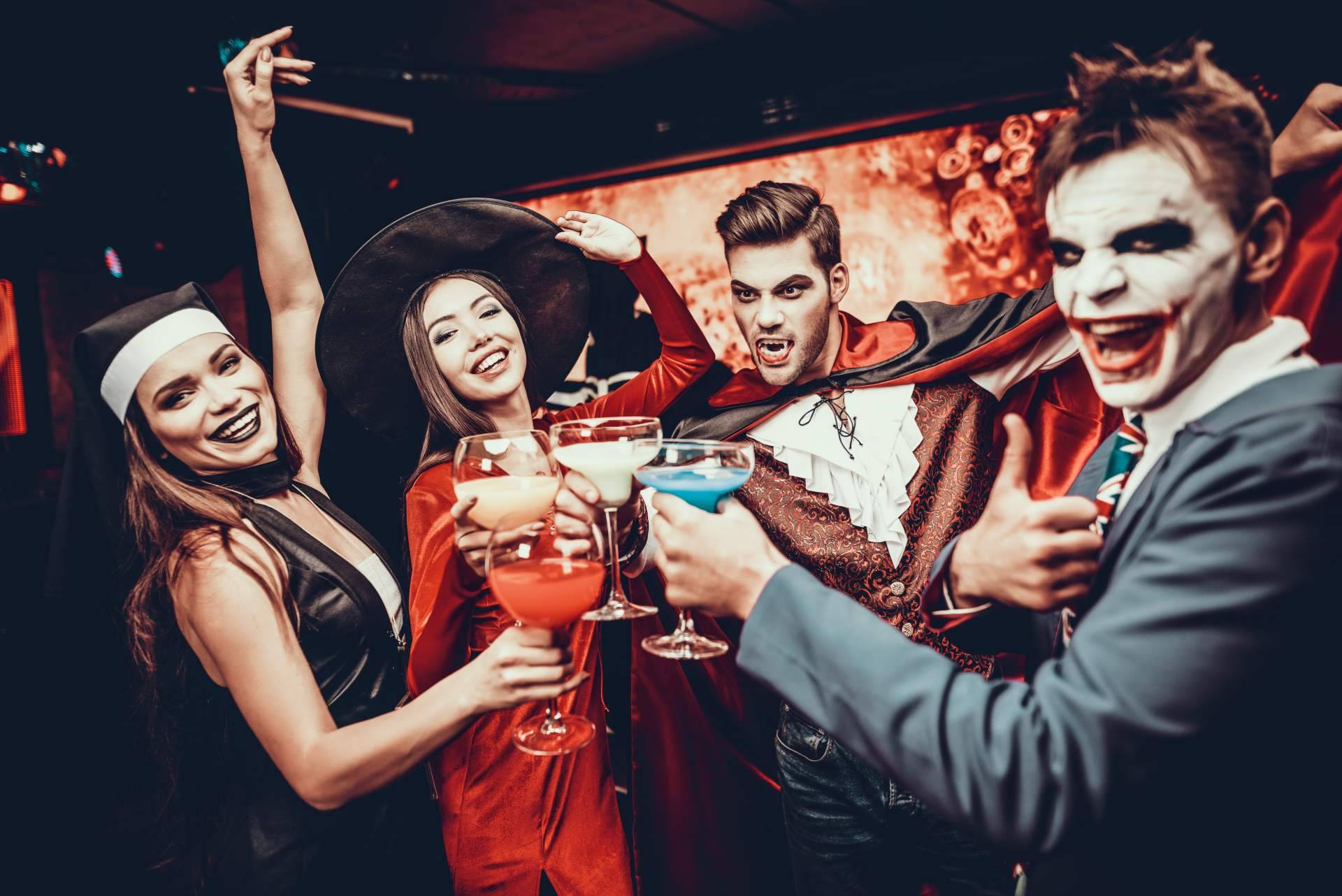 Gran Fiesta de Halloween, en el centro de Madrid, organizada por Planet Club