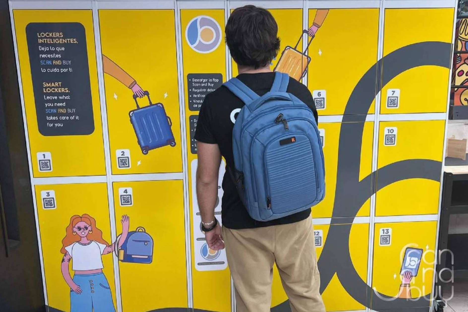 Lanzamiento de locker o consignas inteligentes con Scan and Buy