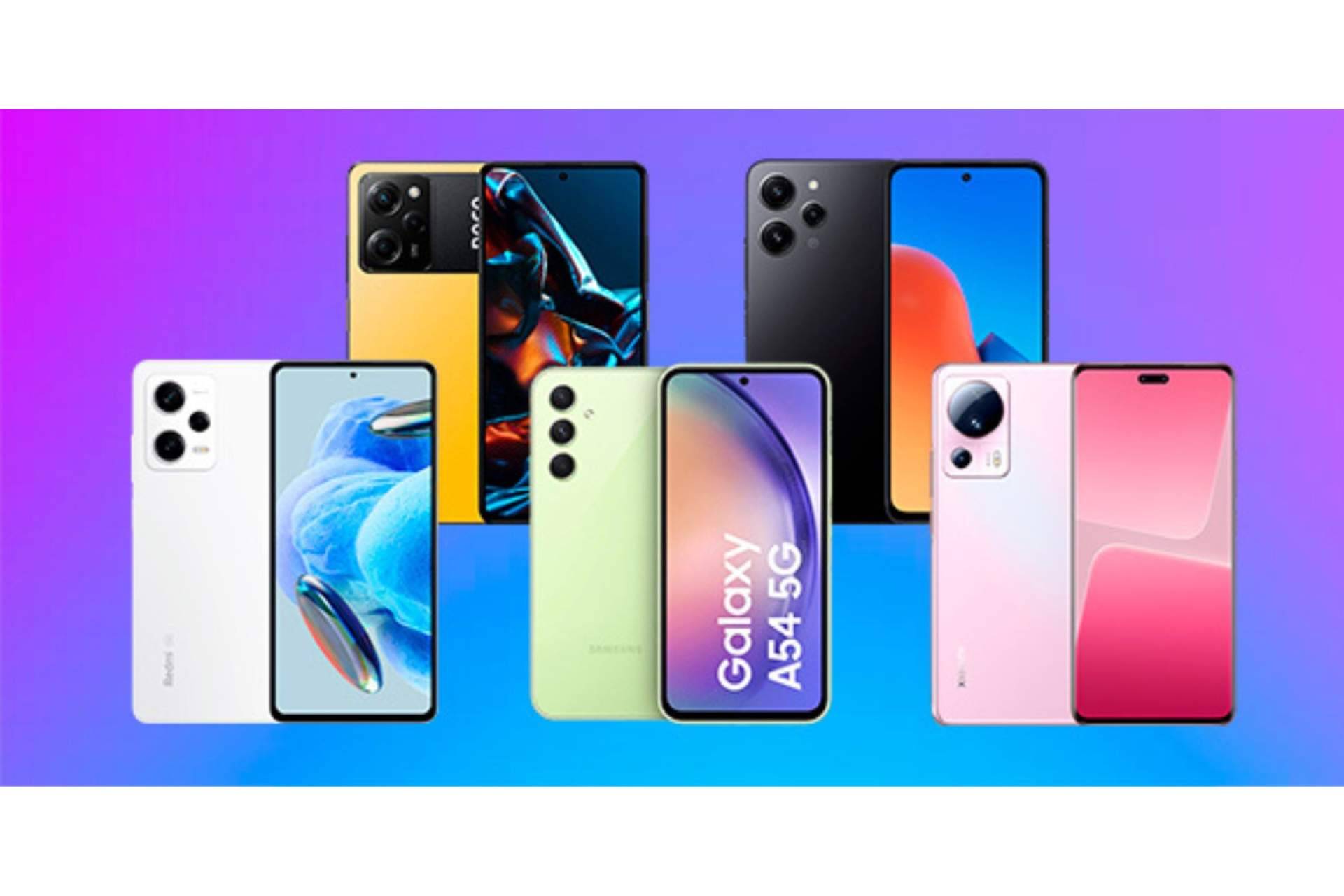 Los móviles más vendidos de las marcas Xiaomi y Samsung en Móviles Top Ventas