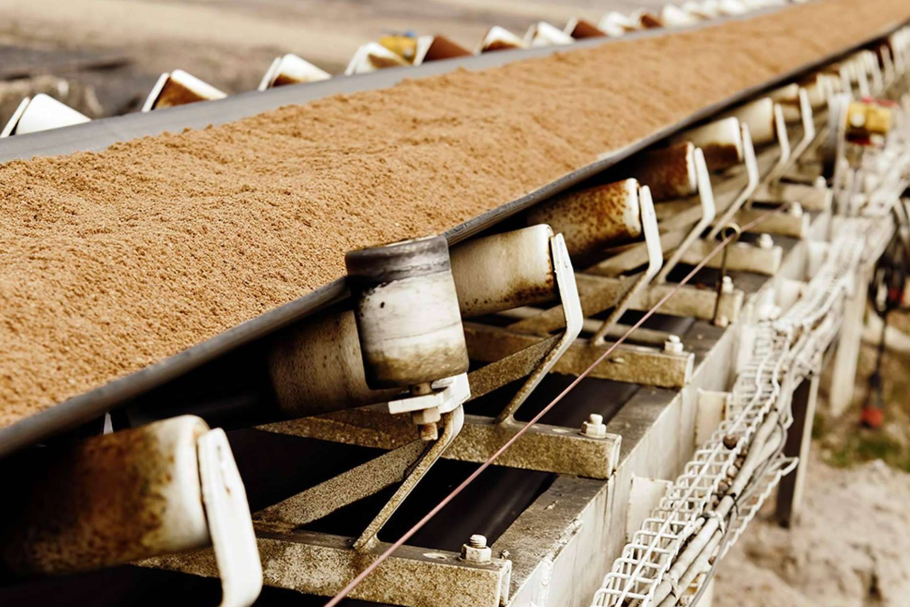 Soluciones y productos para la industria; cintas transportadoras de banda