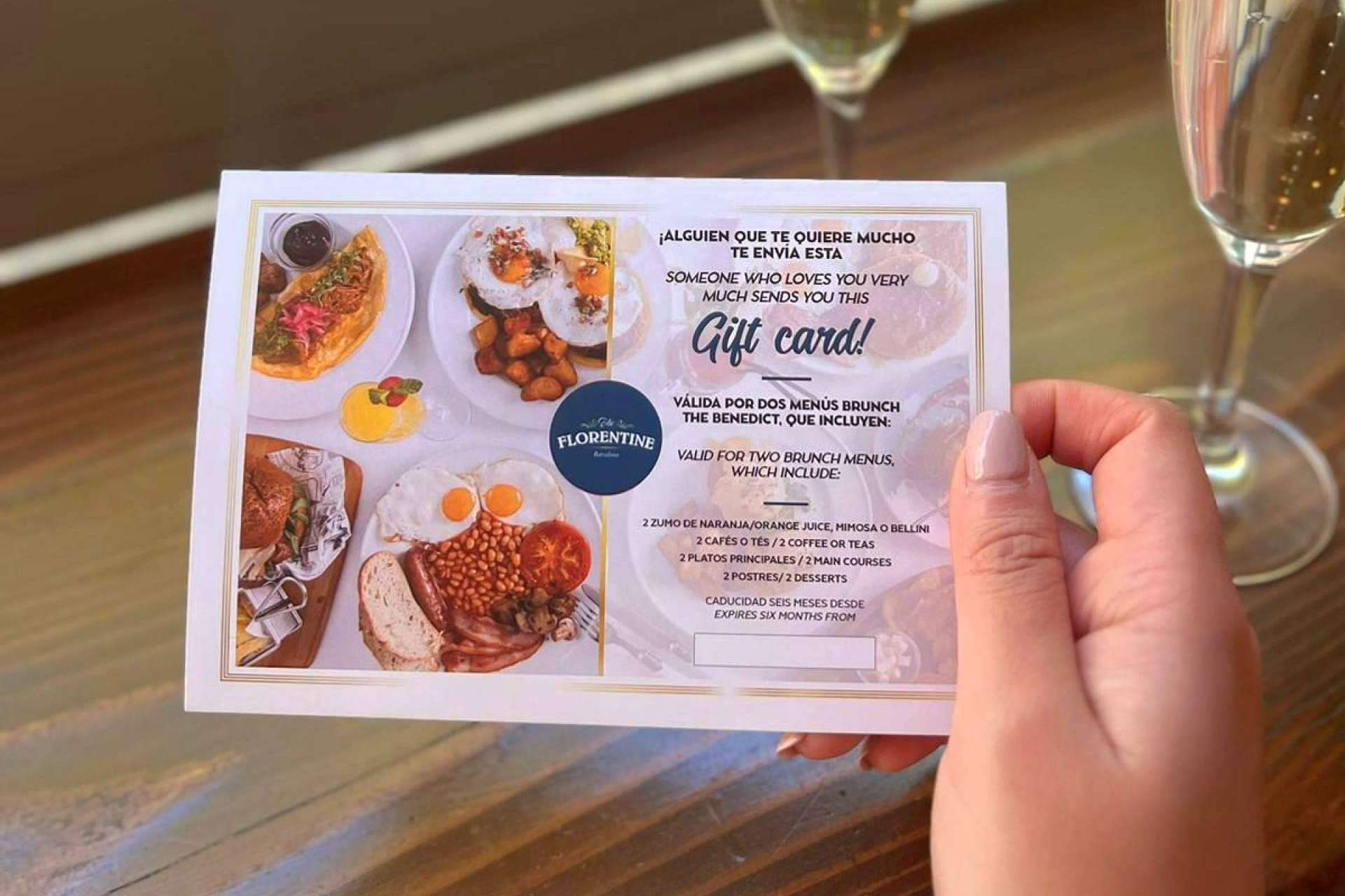 Regalar brunch Barcelona en The Florentine - Brunch Poblenou