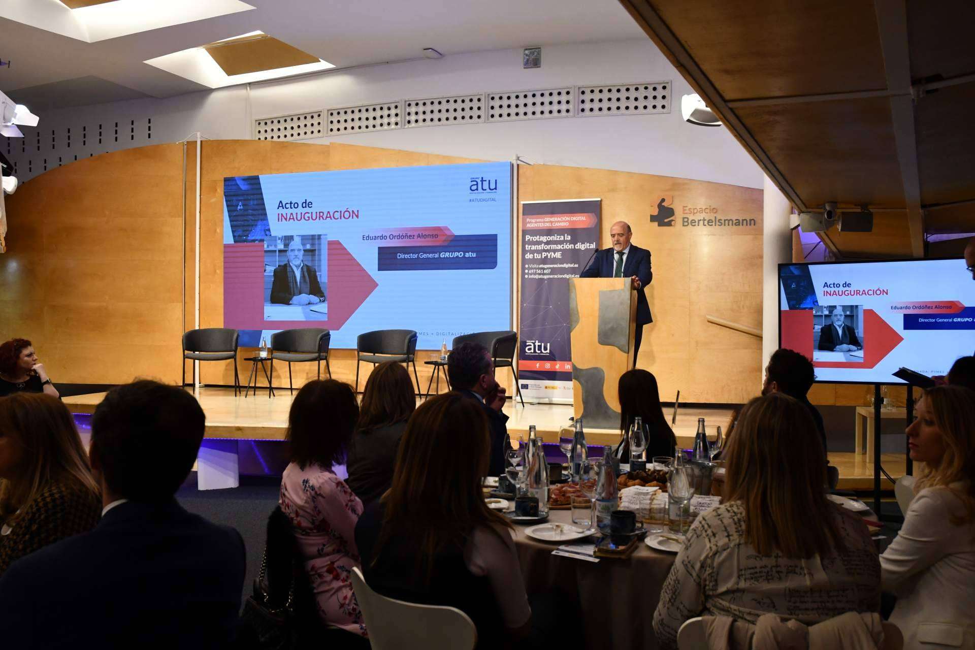 Éxito rotundo en la Jornada pymes vs. digitalización de GRUPO atu en Madrid