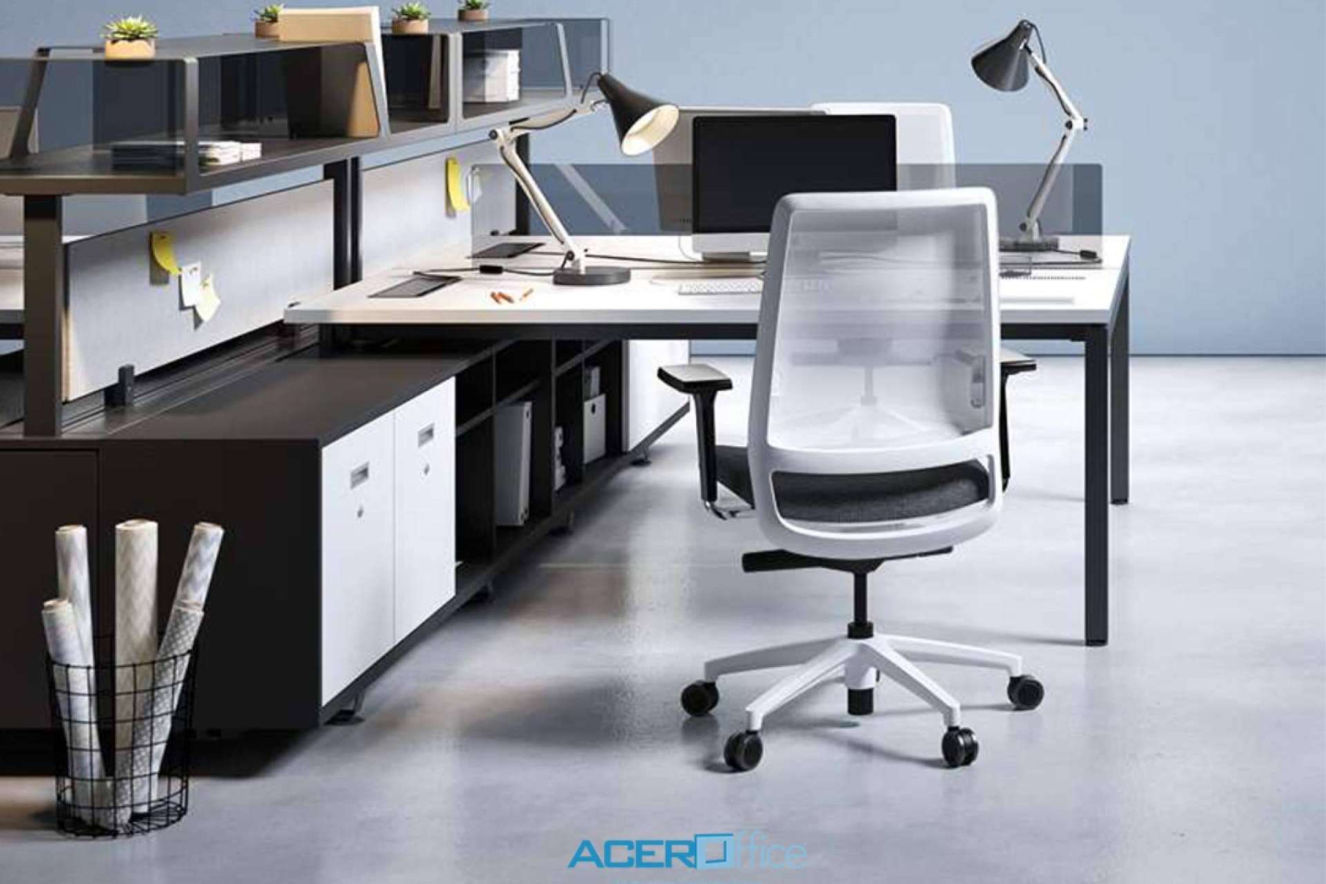 Equipar o modernizar una oficina con los muebles de Aceroffice