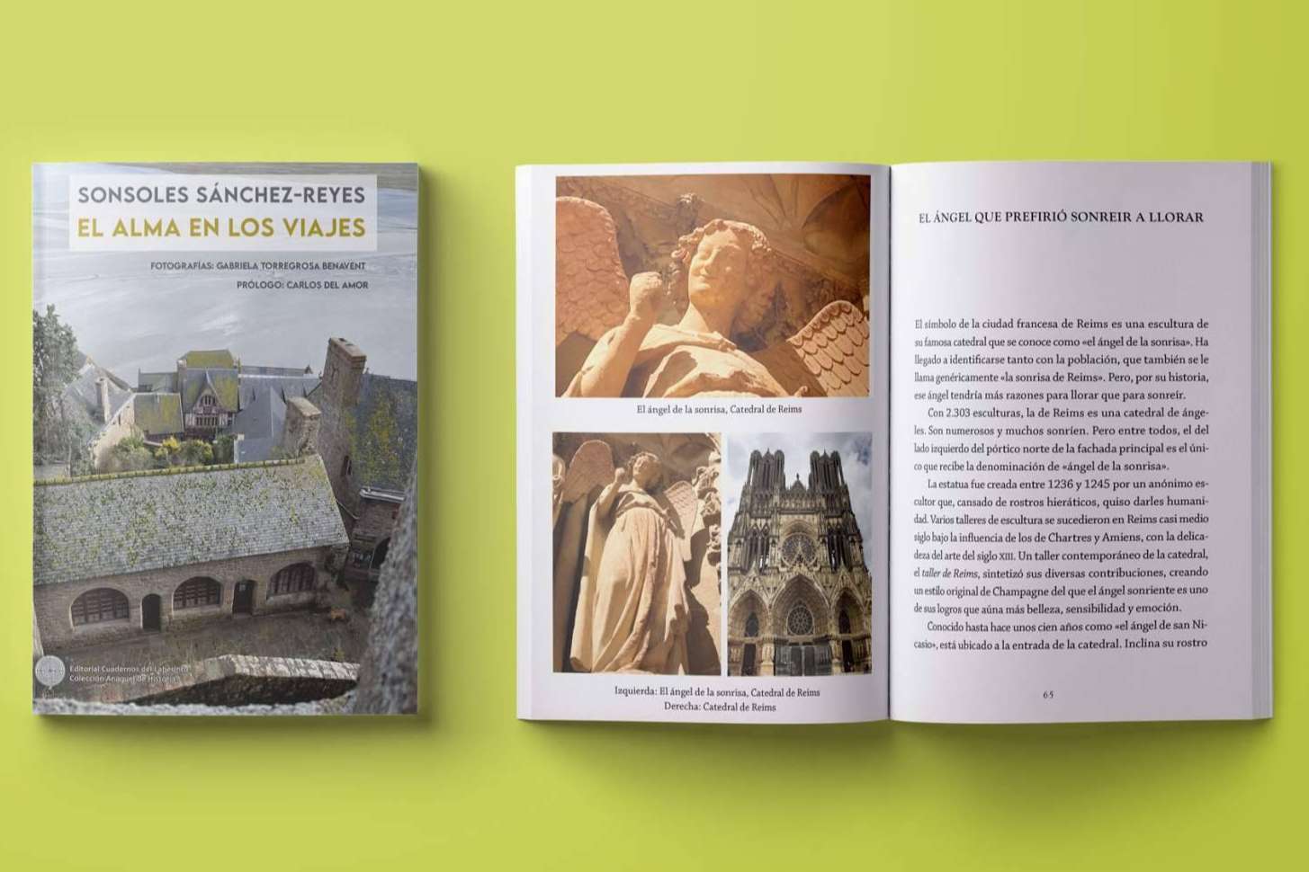 'El alma en los viajes', el esperadísimo debut literario de Sonsoles Sánchez-Reyes, llega a las librerías de la mano de Cuadernos del Laberinto
