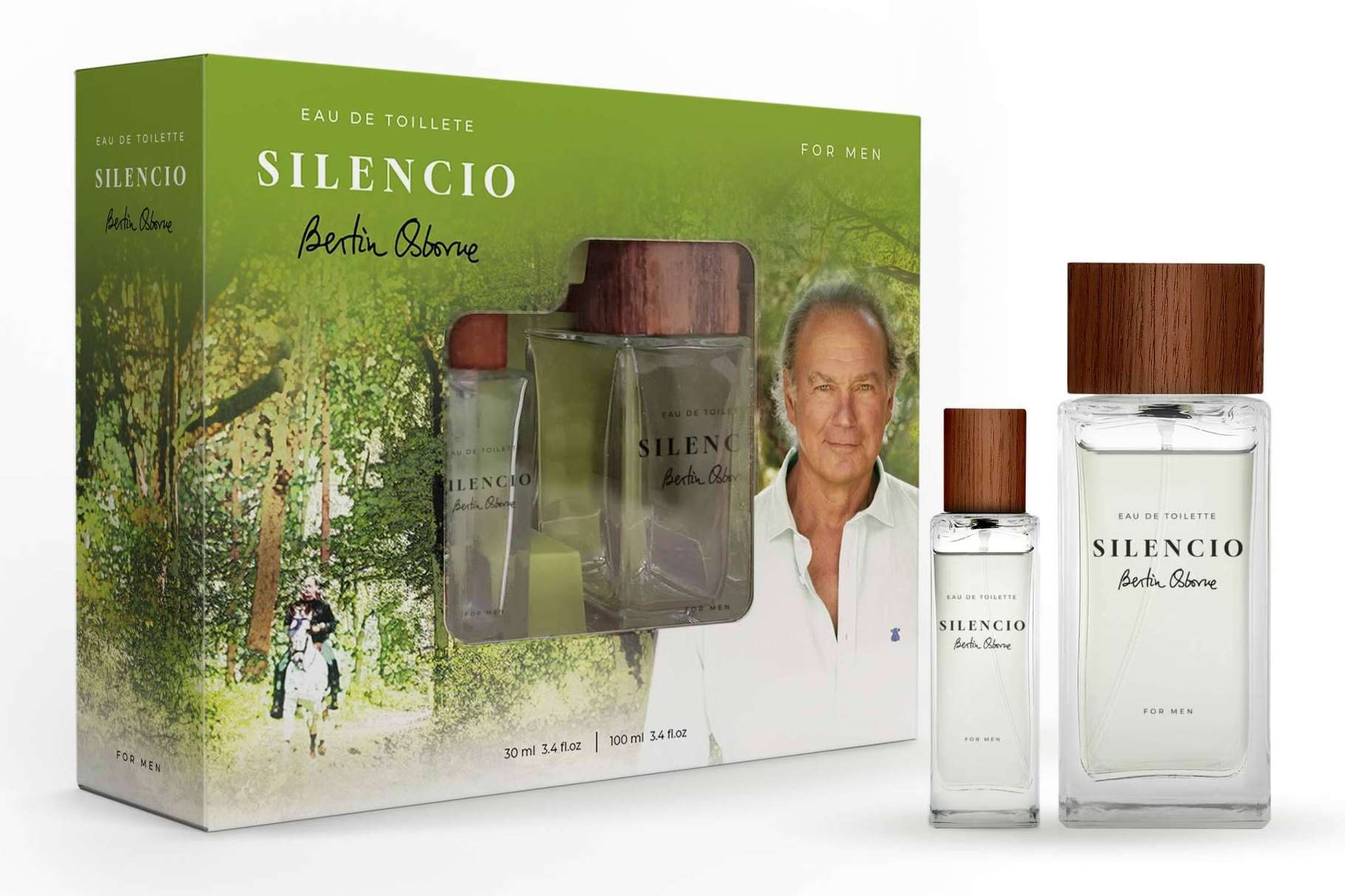 El artista y presentador Bertín Osborne lanza su primera fragancia, Silencio, de la mano de Laboratorios Natuaromatic